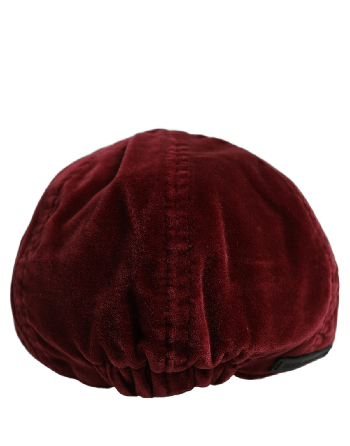 Men Dark Red Cotton Newsboy Capello Cabbie Hat