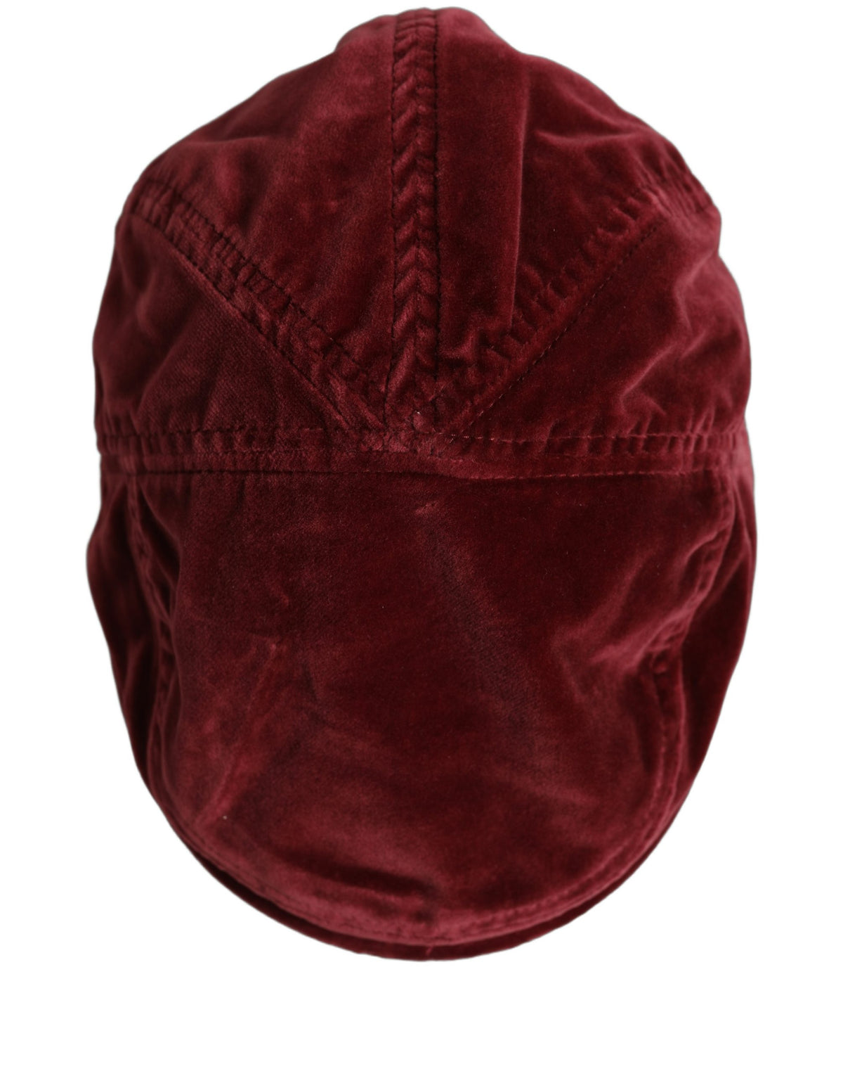 Men Dark Red Cotton Newsboy Capello Cabbie Hat