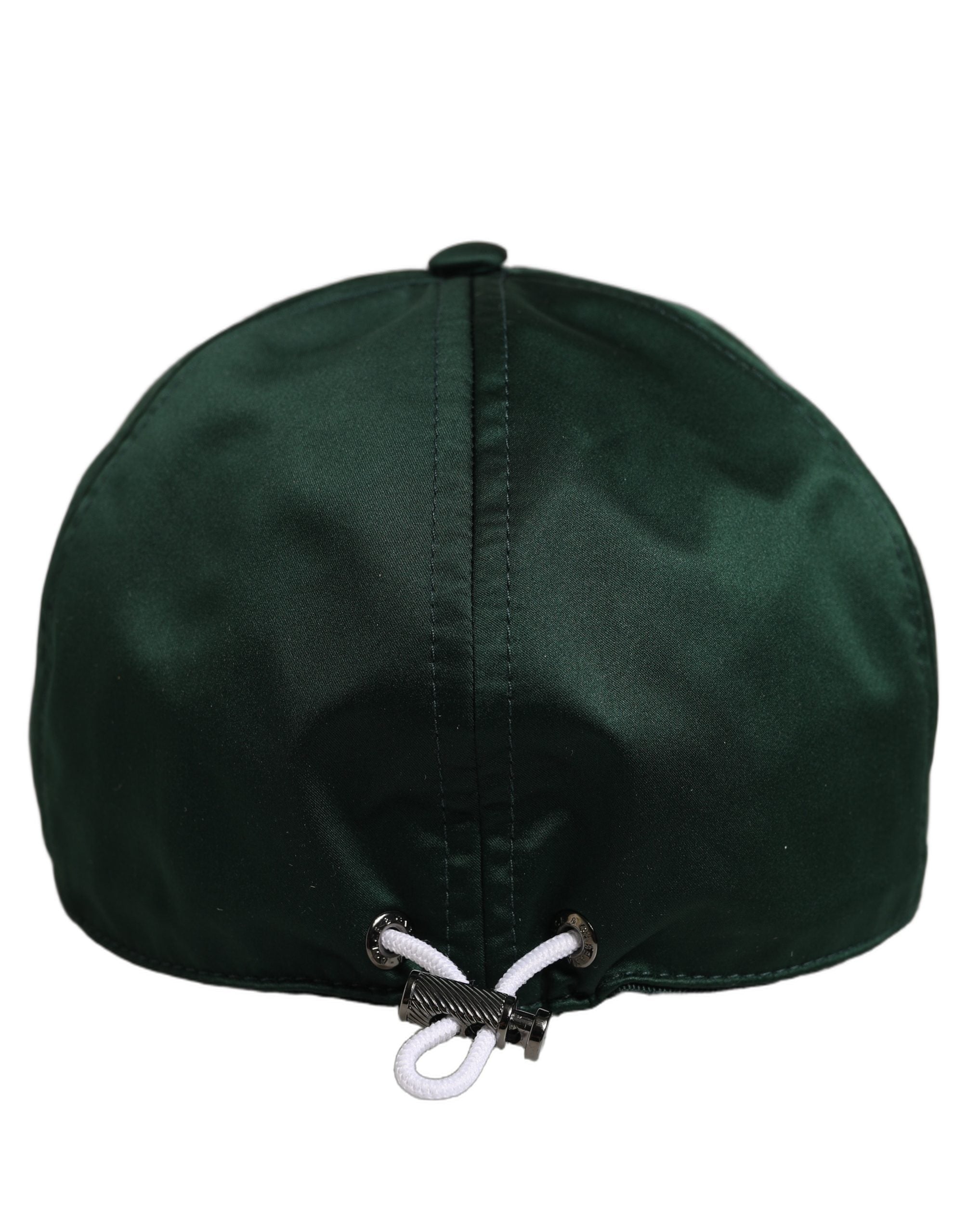Men Deep Green Cotton Baseball Cap 6 Panels Hat
