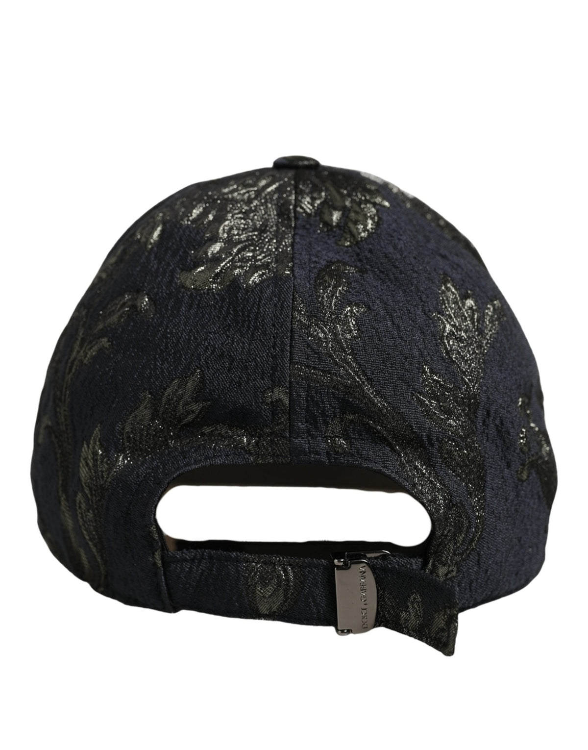 Men Black Floral Barocco Cotton Baseball Cap Hat