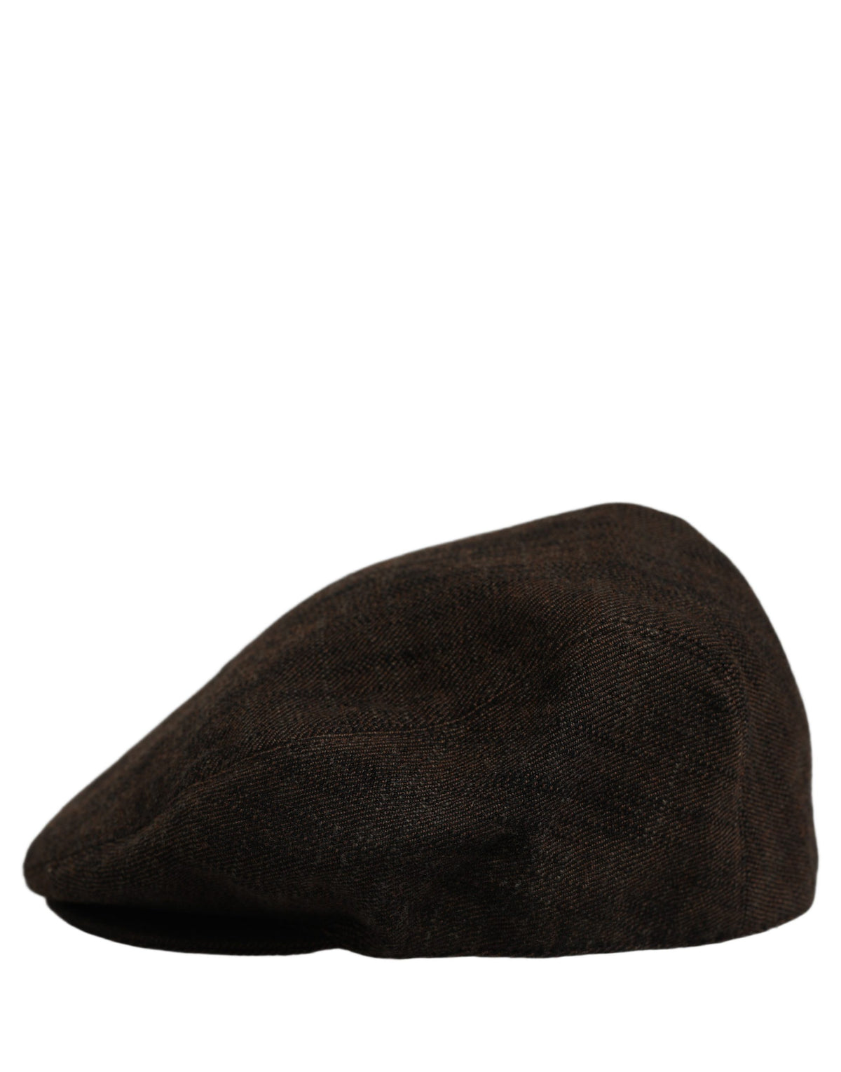 Men Brown Cotton Flat Cloth Newsboy Cap Hat