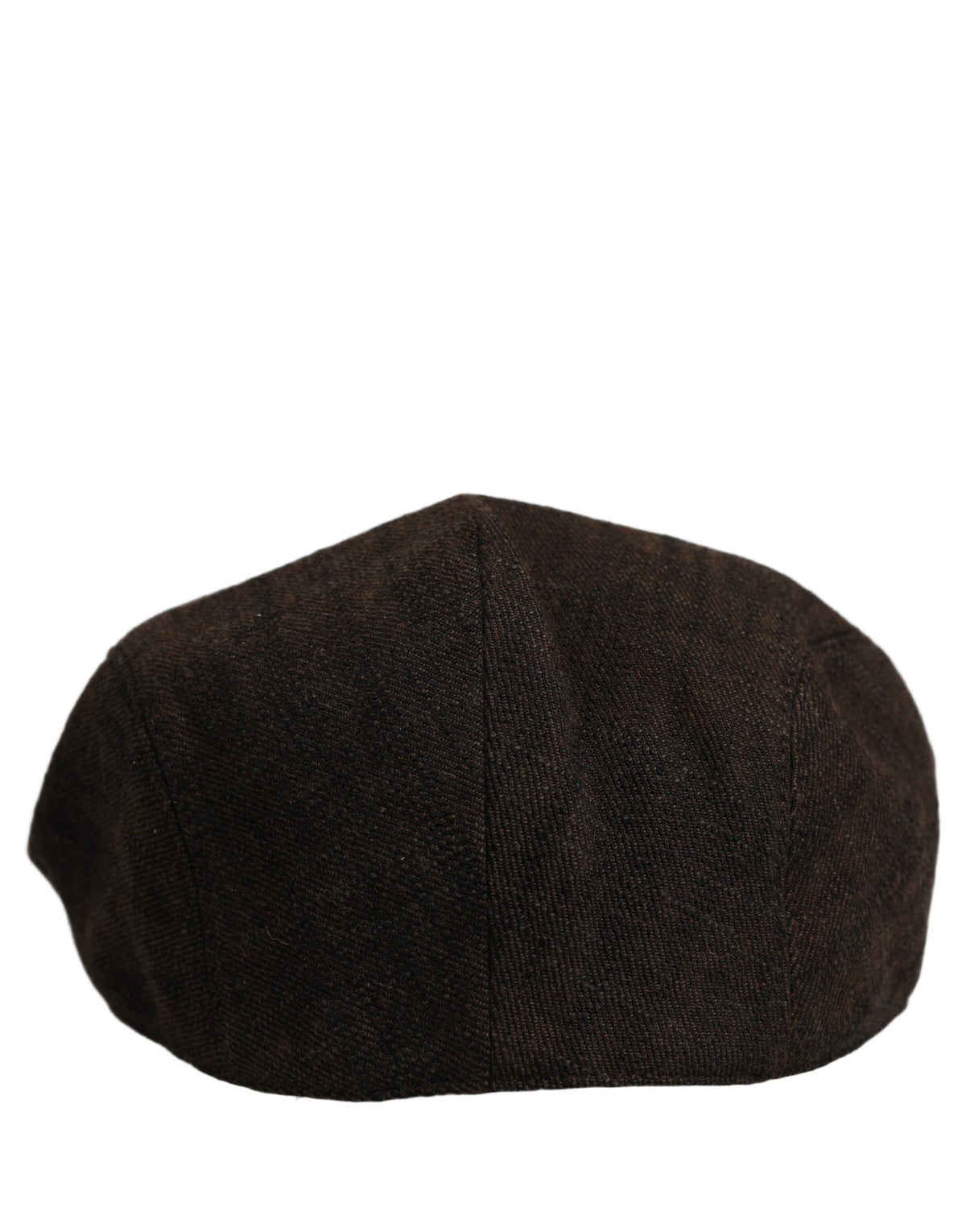 Men Brown Cotton Flat Cloth Newsboy Cap Hat