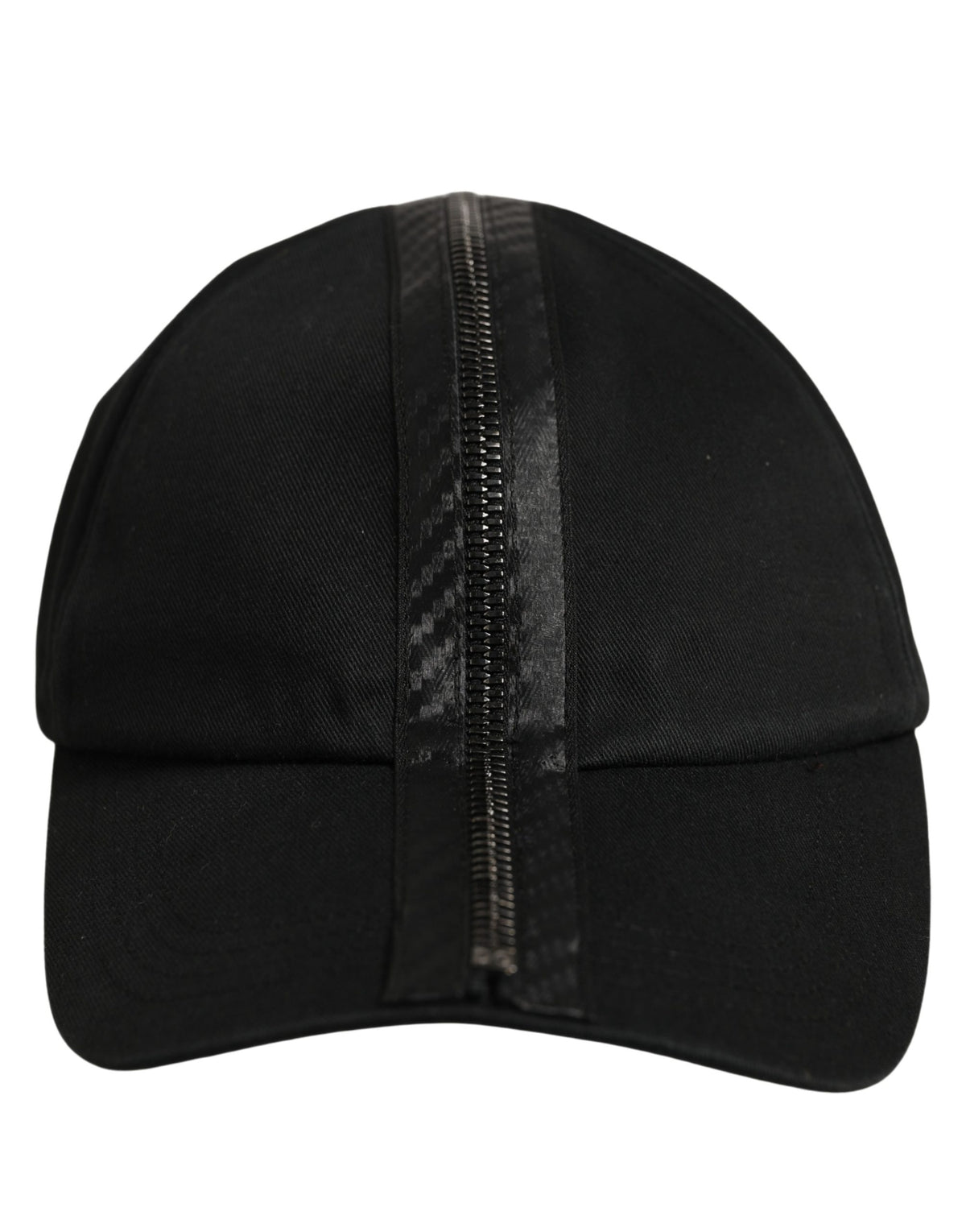 Men Black Cotton Baseball Cap 6 Panels Hat