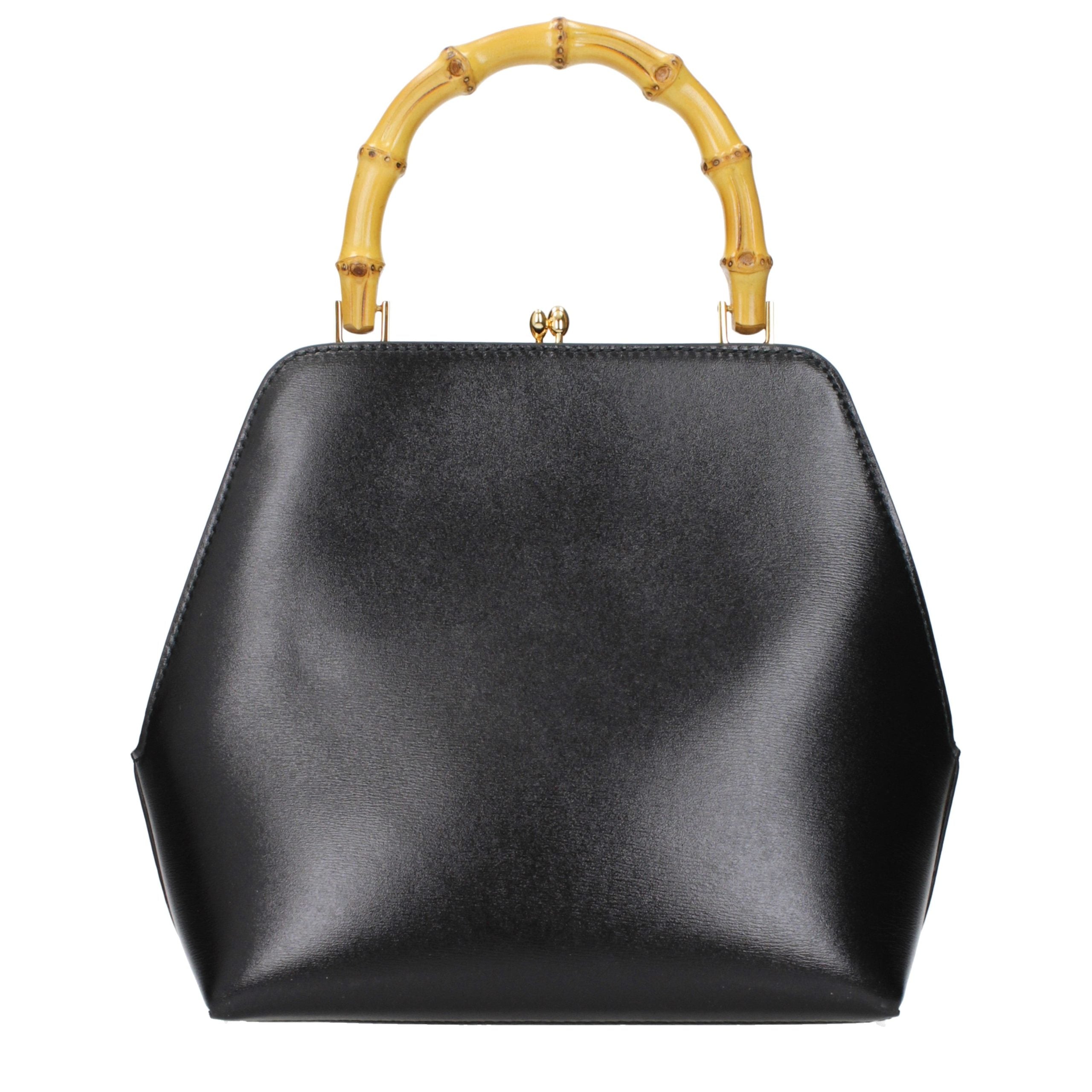 Black Leather Handbag