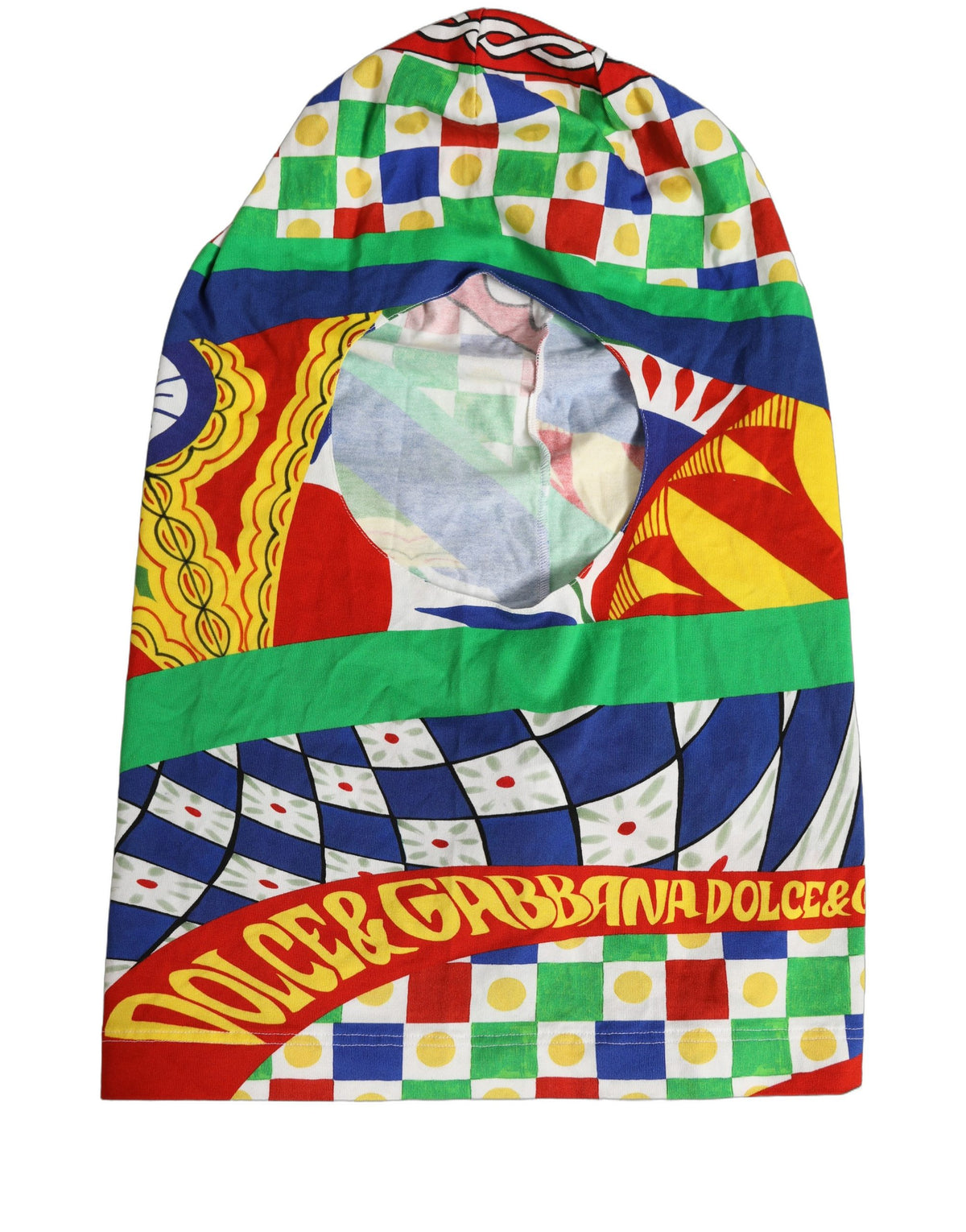 Men Multicolor Carretto Siciliano Balaclava Hat