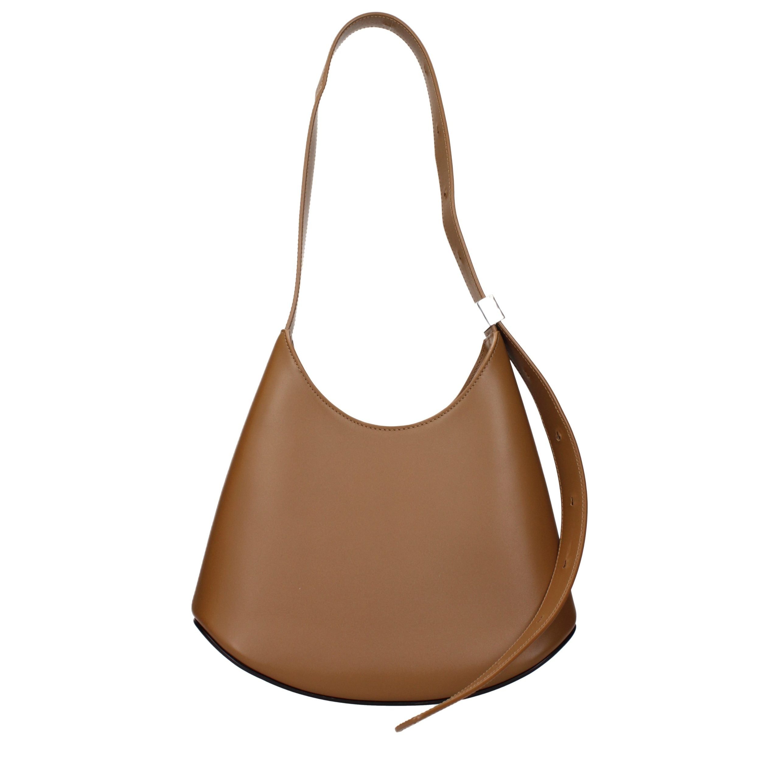 Brown Leather Shoulder Bag
