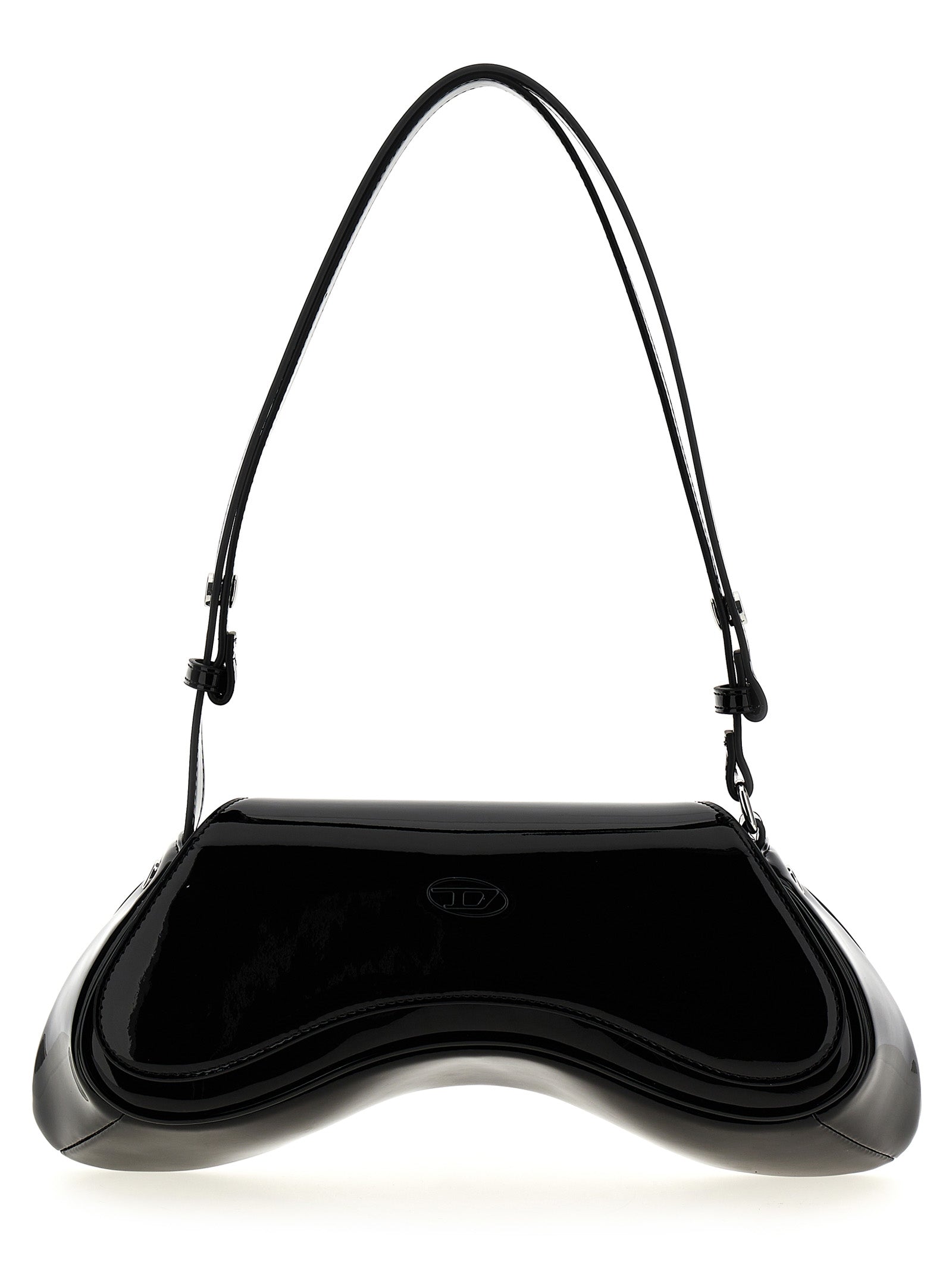 Black Polyethylene Shoulder Bag
