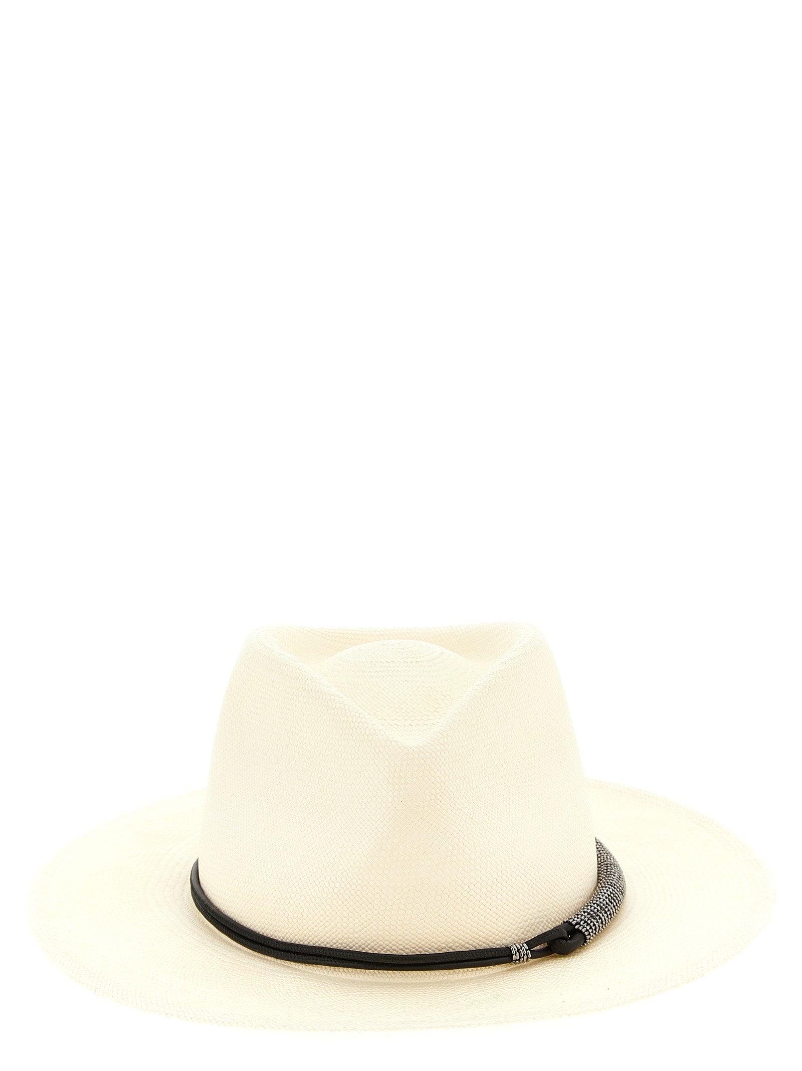 Beige Polyamide Fedora