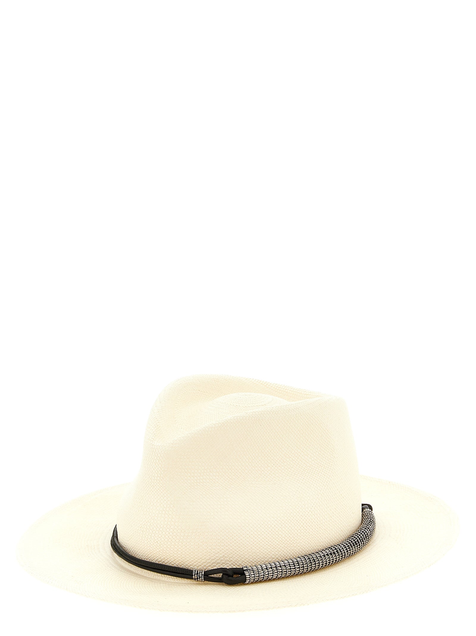 Beige Polyamide Fedora