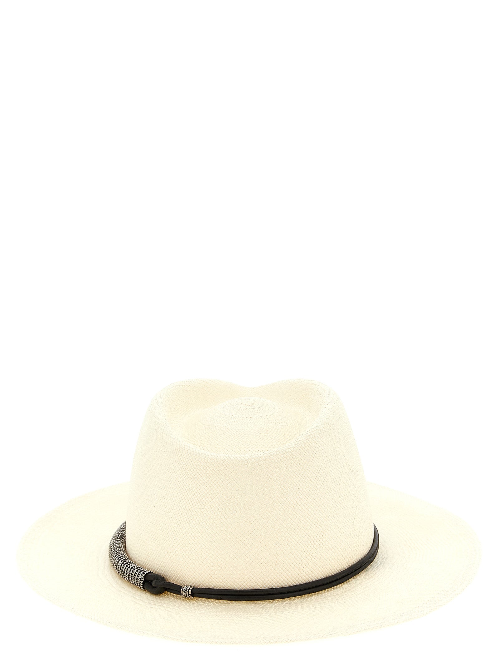 Beige Polyamide Fedora