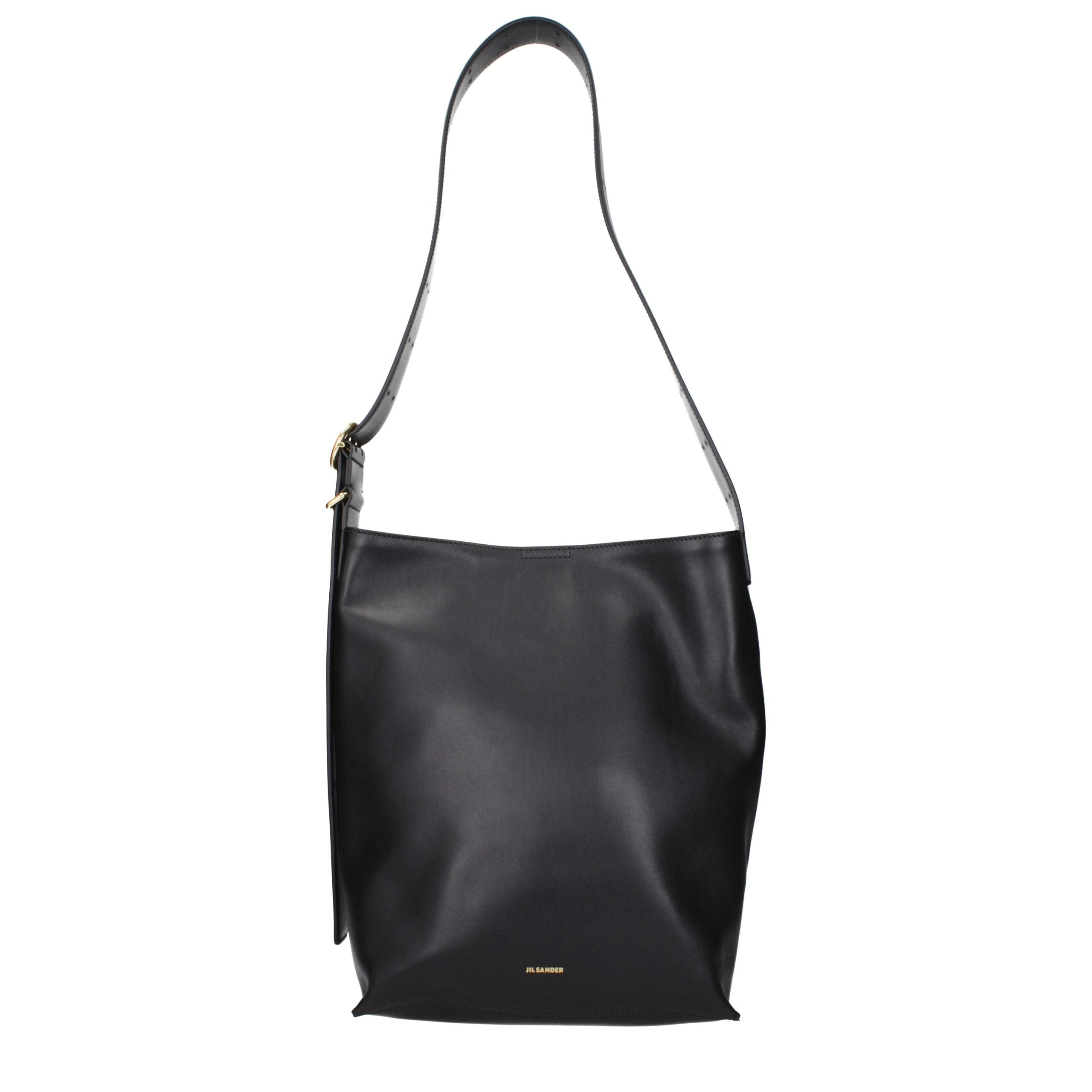 Black Leather Crossbody Bag