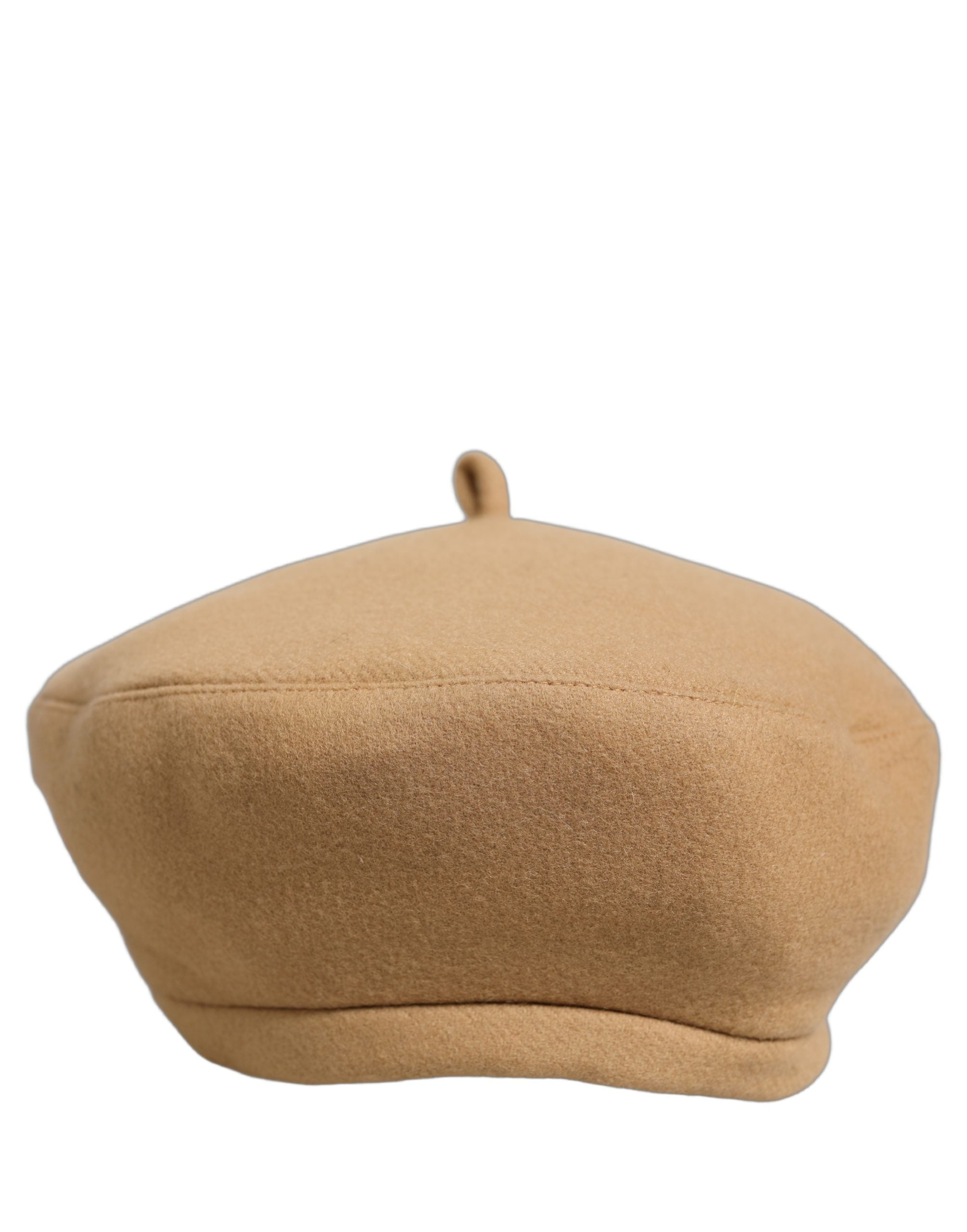 Beige Wool French Style Beret Capello Hat