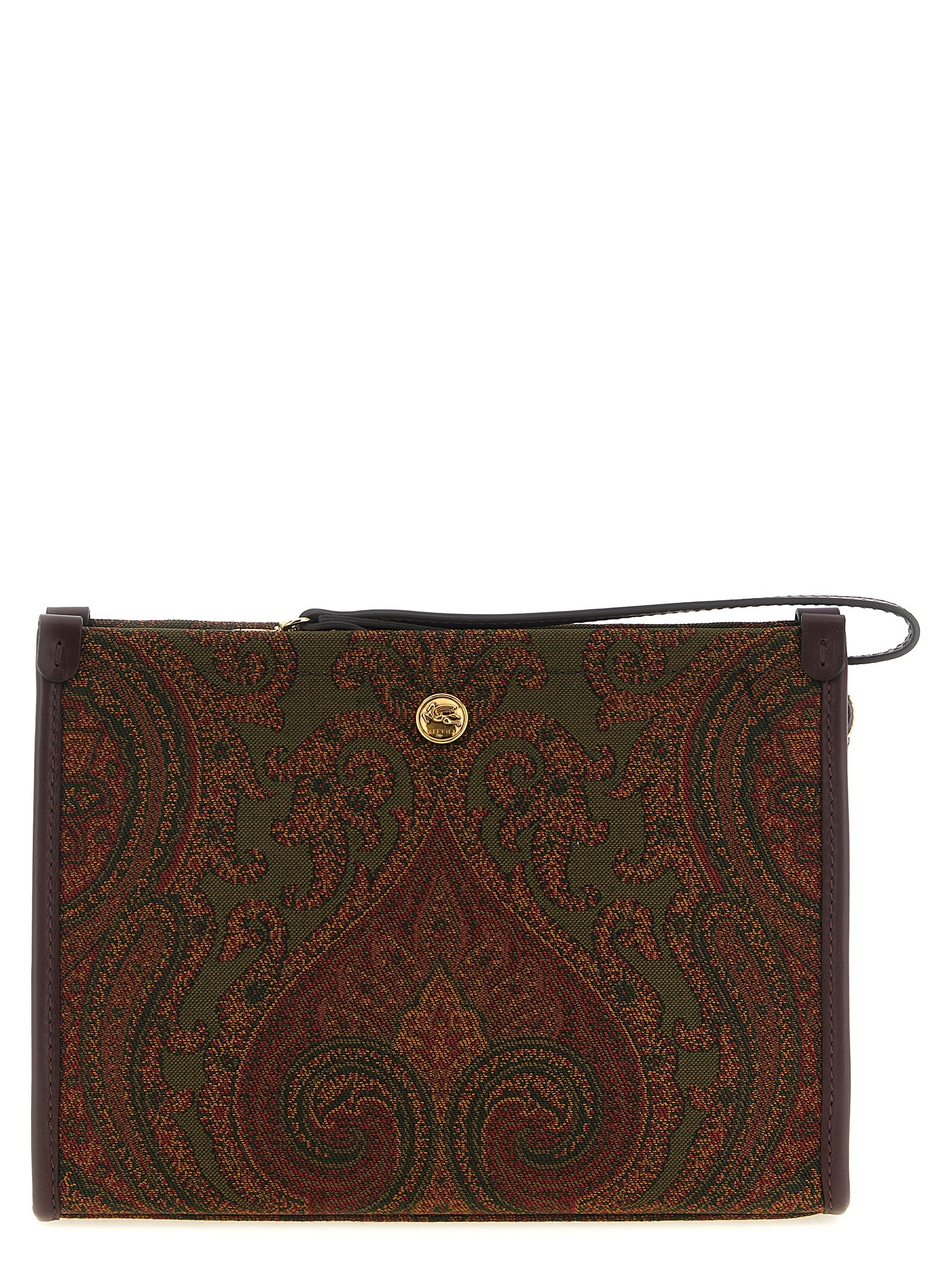 Multicolor Polyester Clutch Bag
