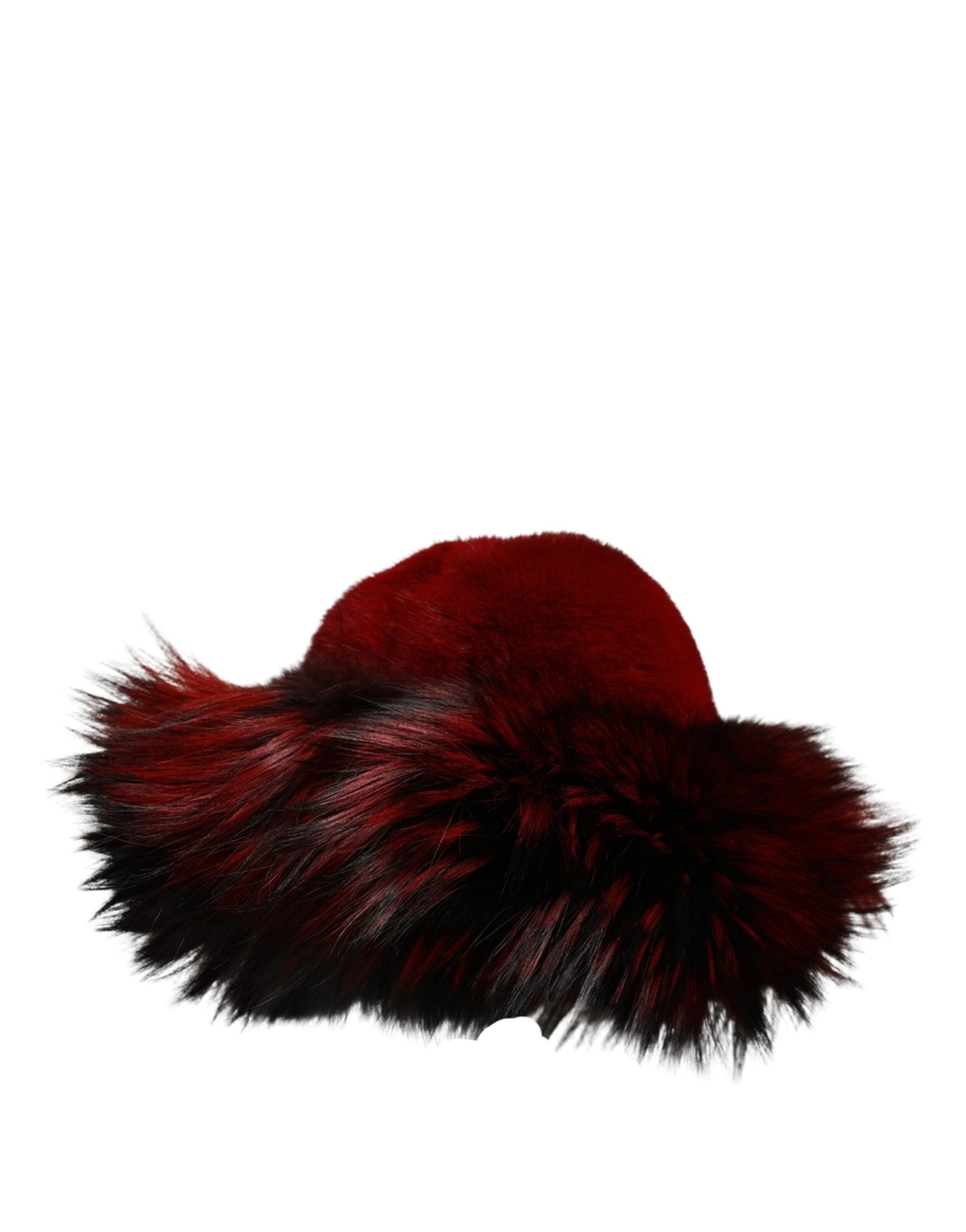 Red Fox Mink Fur Womens Bucket Capello Hat