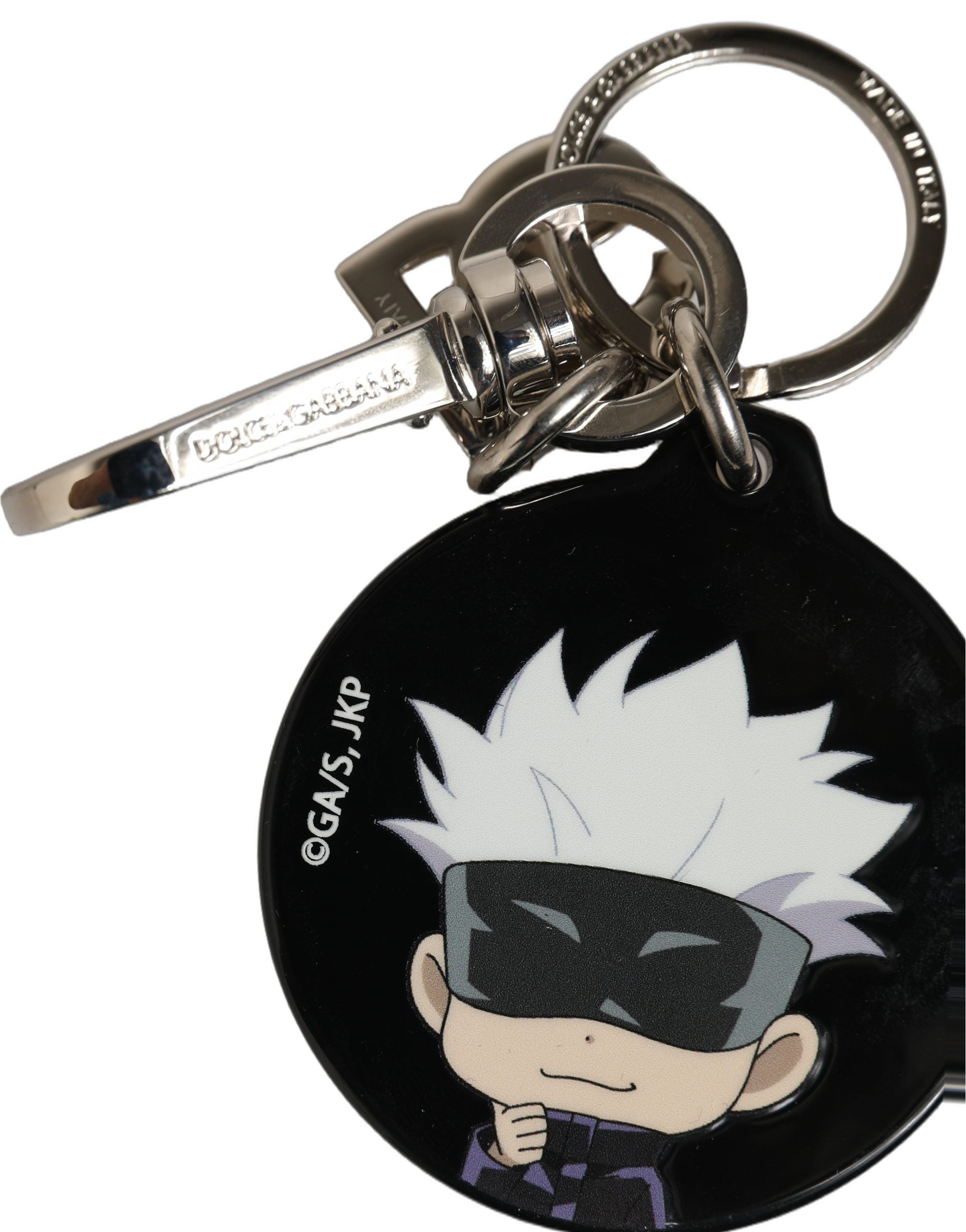 Black Kaisen Satoru Gojo Charm Metal Keychain Keyring