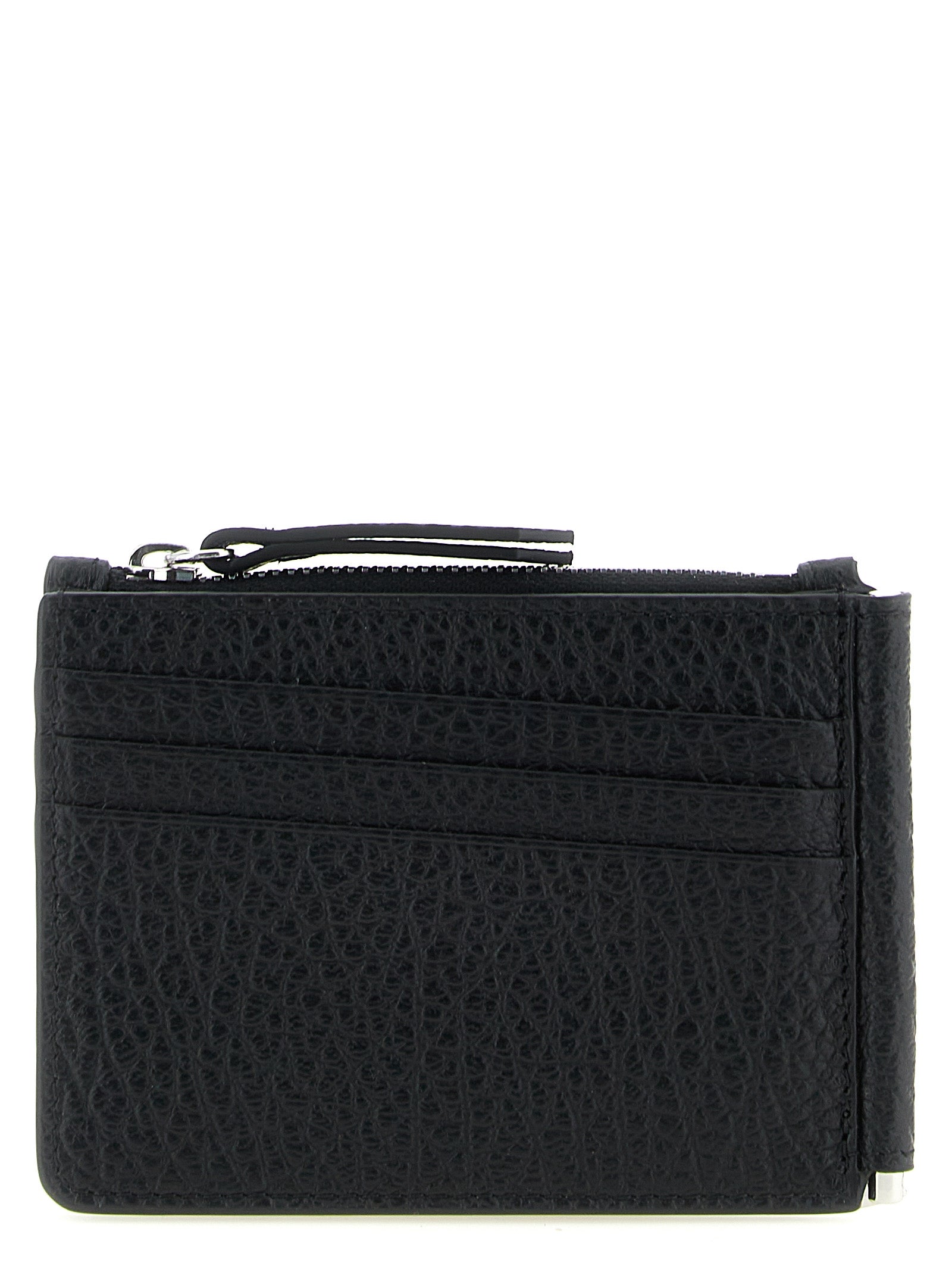Black Calfskin Leather Wallet