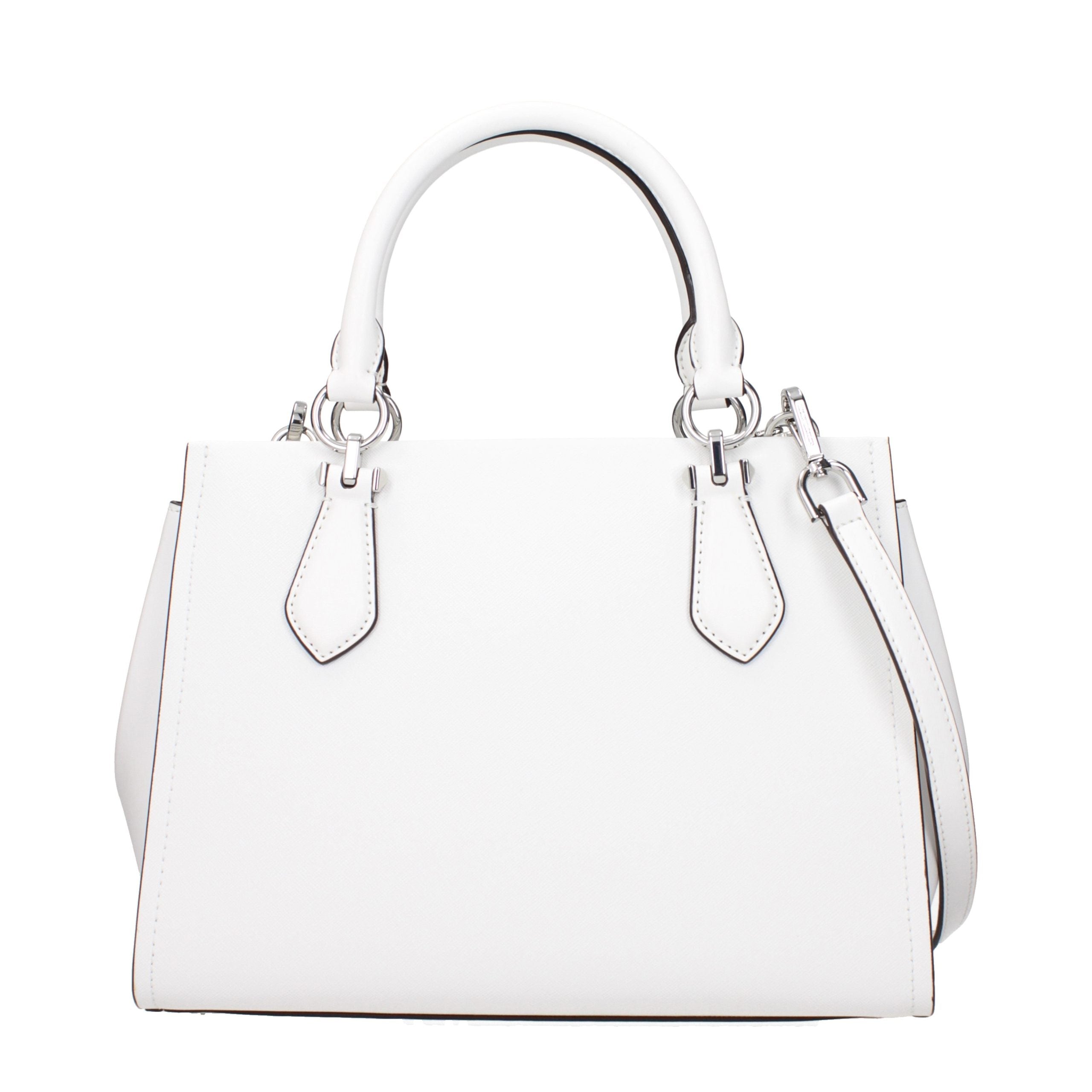 White Leather Handbag