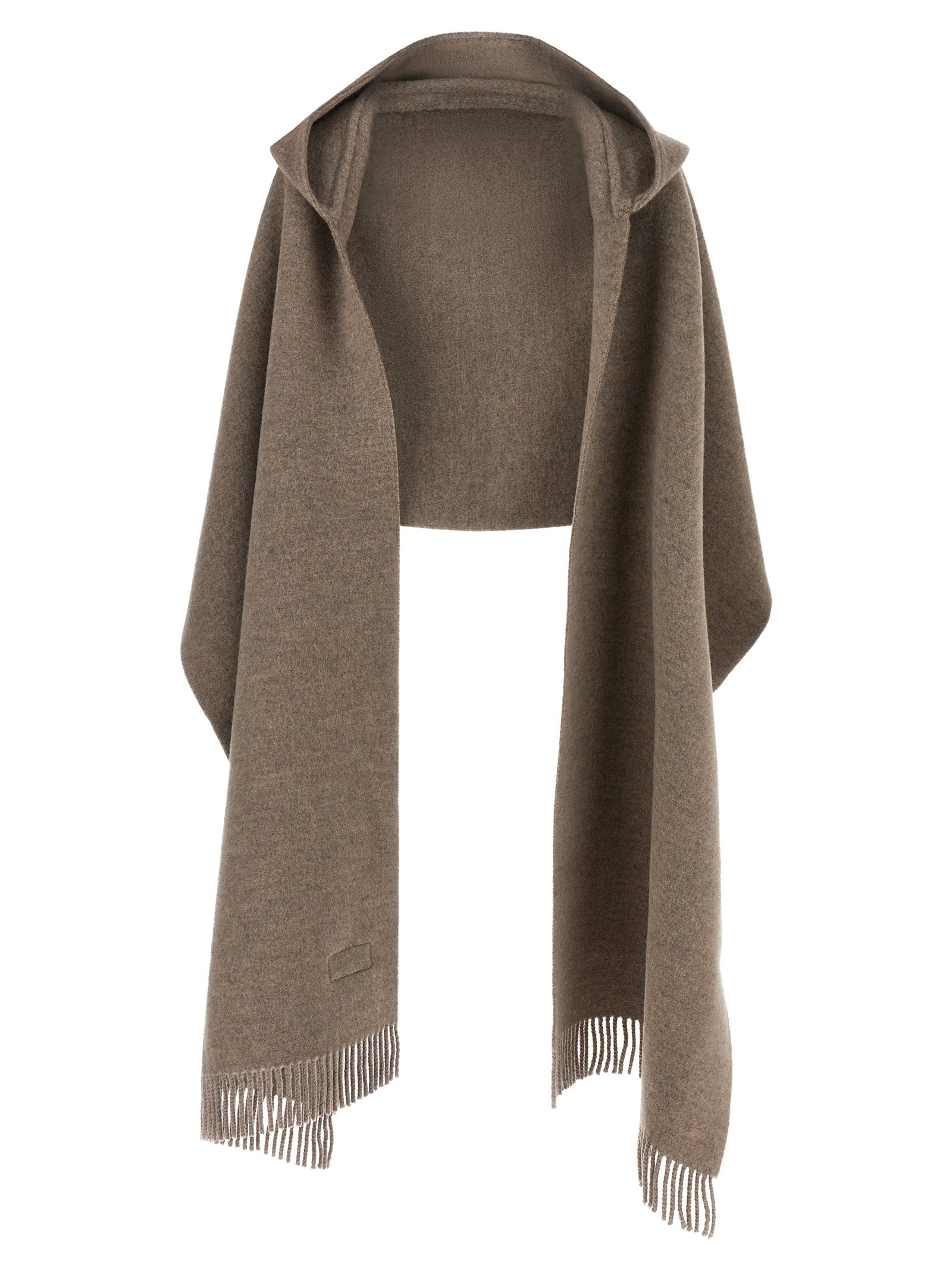 Brown Wool Scarf