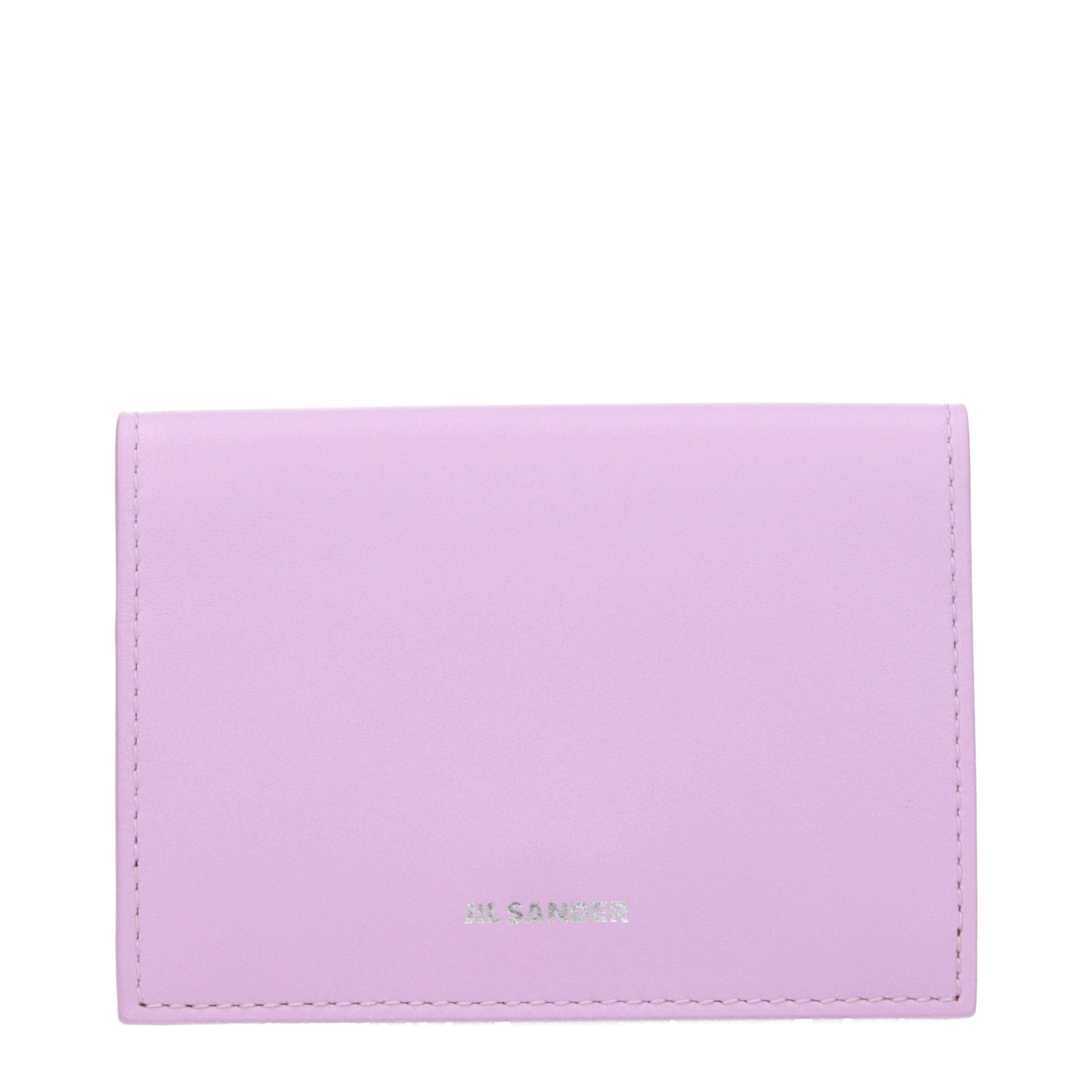 Pink Leather Cardholder