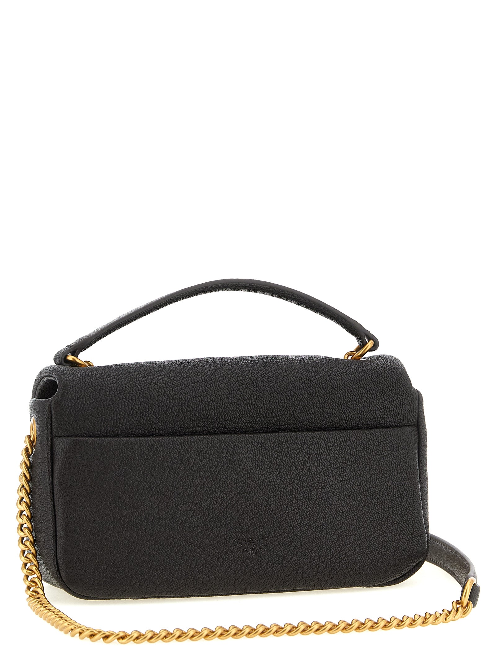 Brown Lamb Leather Crossbody Bag