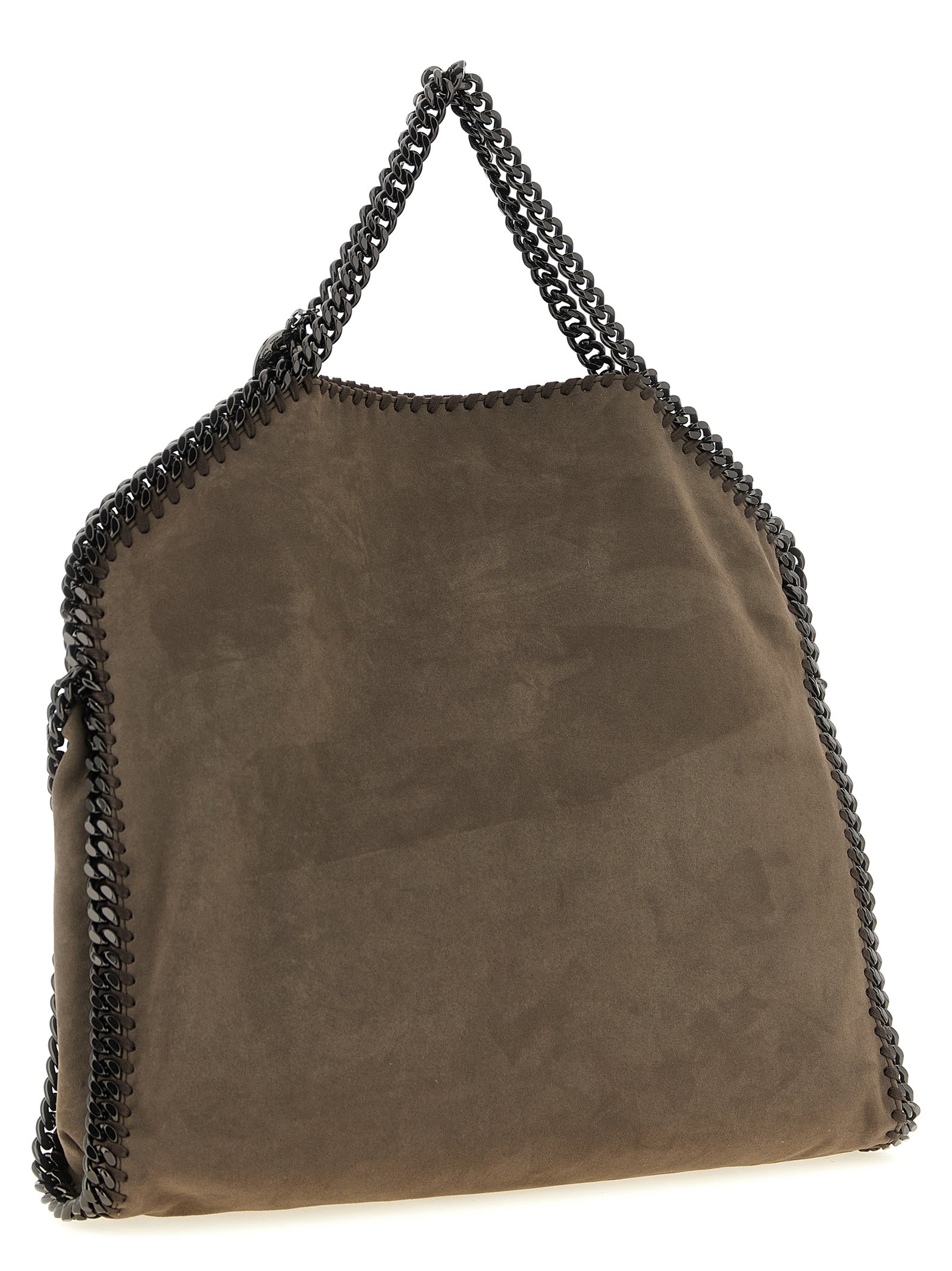 Gray Polyamide Handbag
