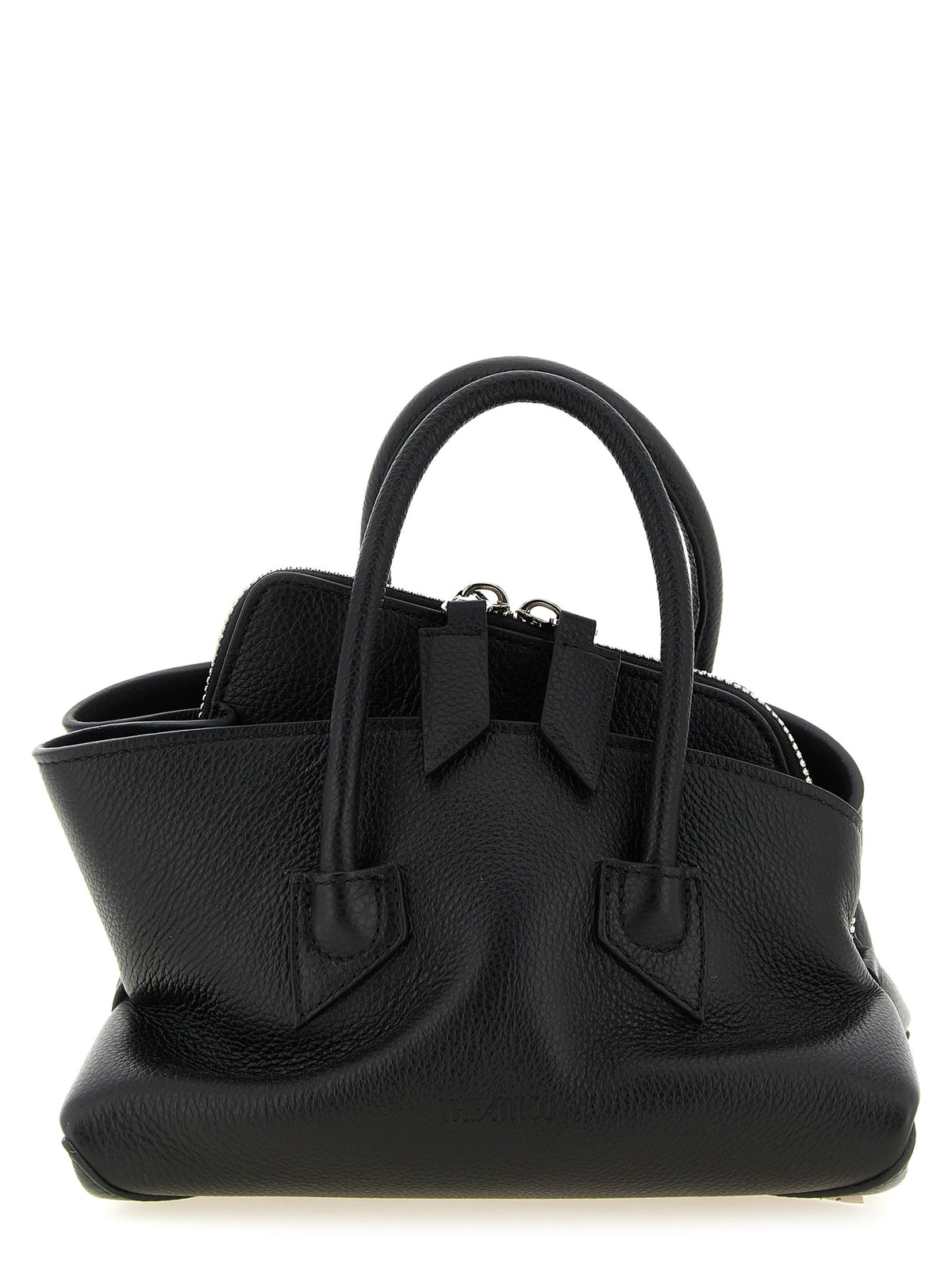 Black Bovine Leather Handbag