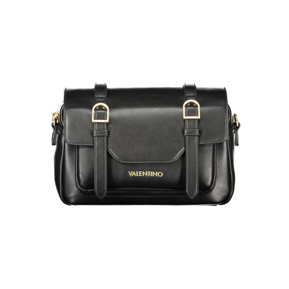 Black Polyurethane Women's Bag