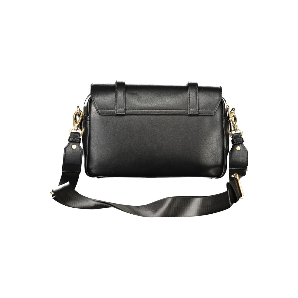 Black Polyurethane Women's Bag