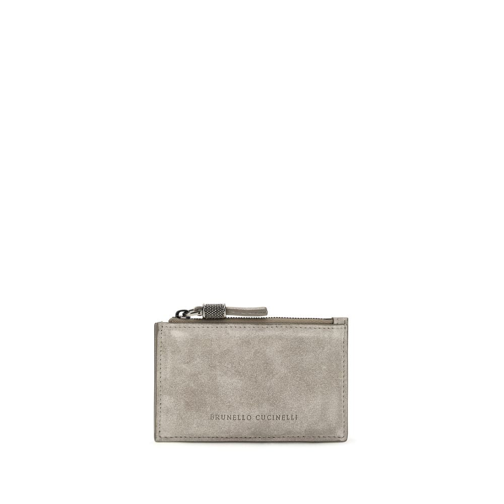 Gray Calf Leather Bos Taurus Wallet
