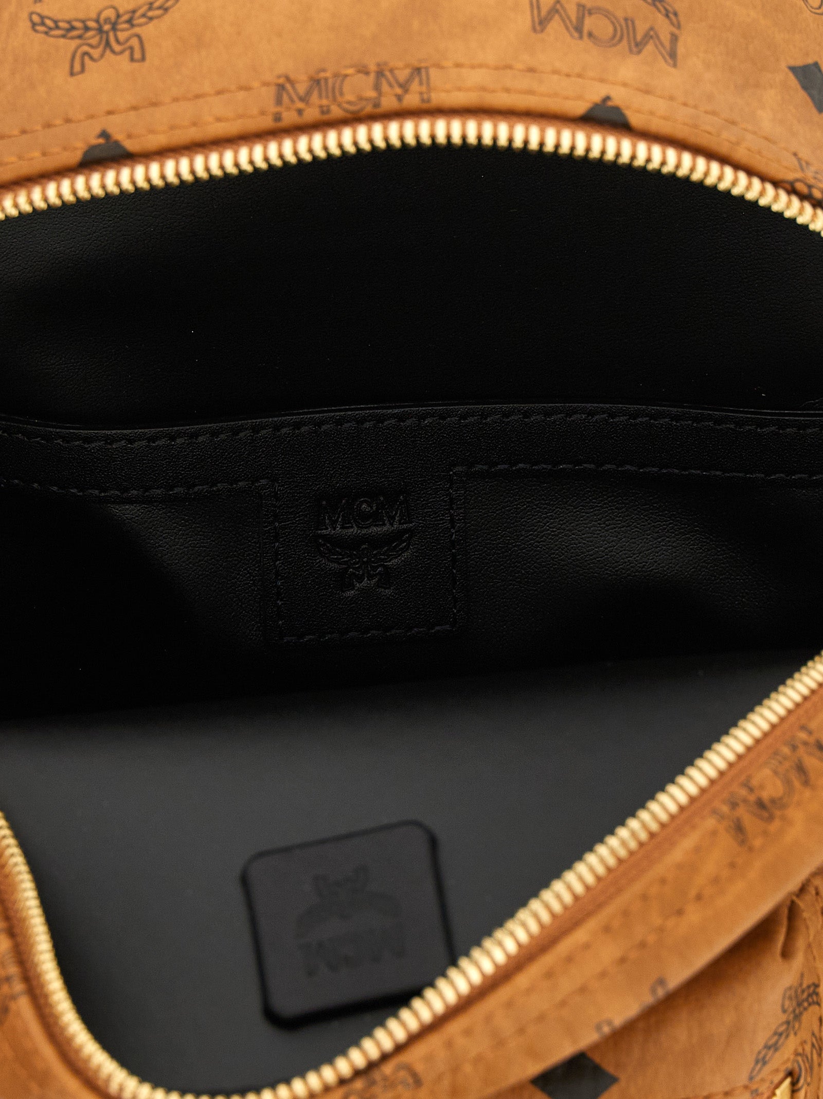 Brown Polyethylene Backpack