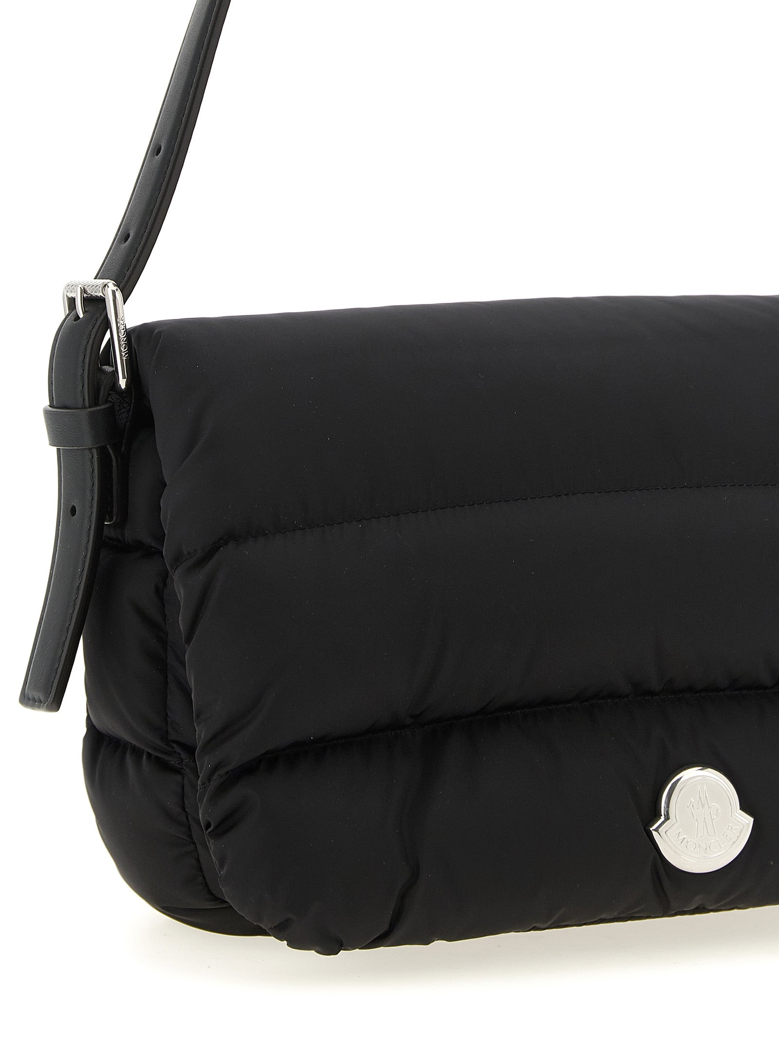 Black Polyamide Shoulder Bag