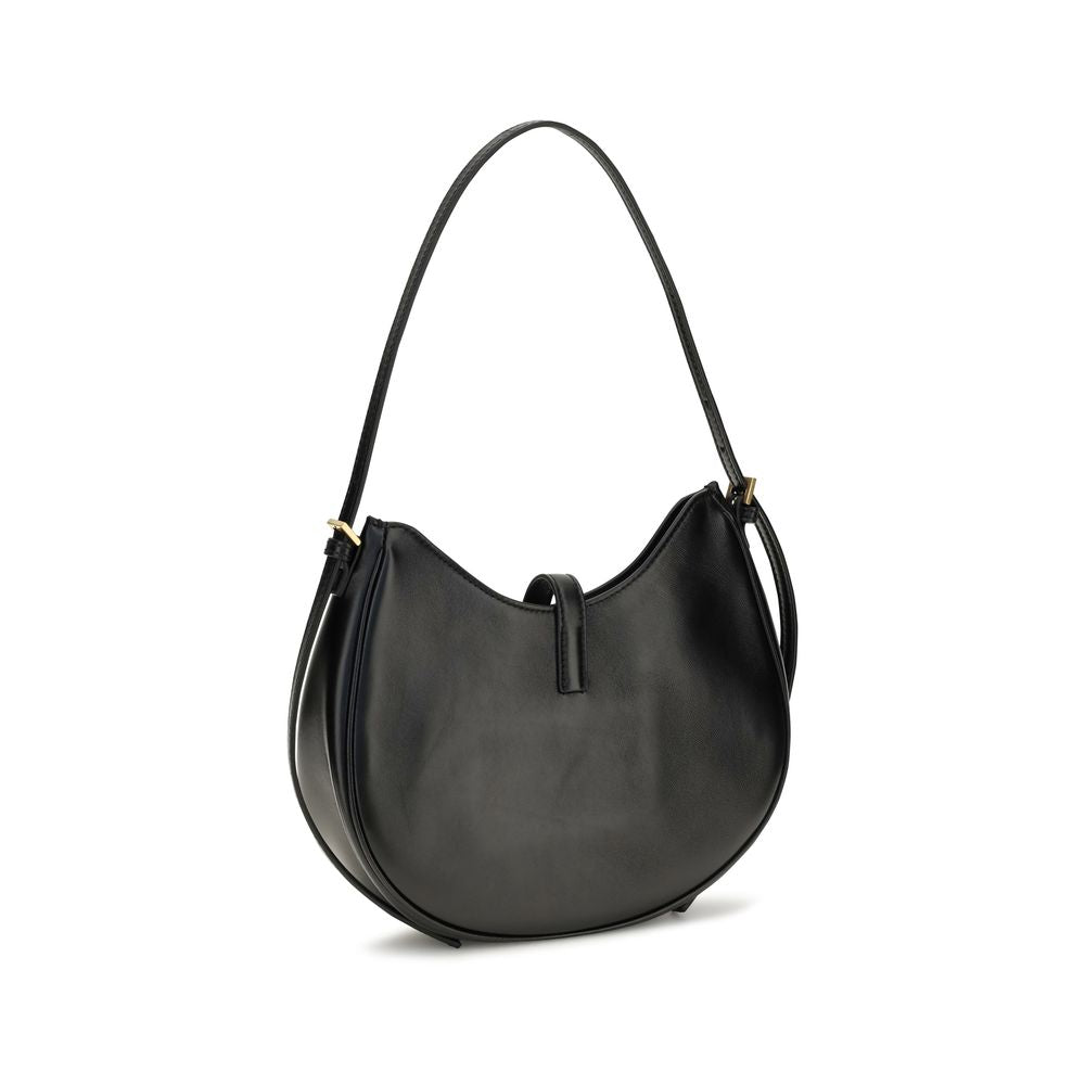 Versace Small Emblème Hobo lambskin Shoulder Bag