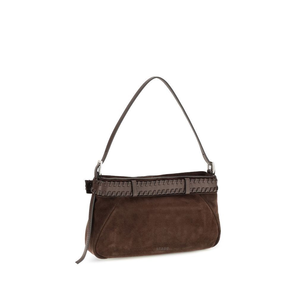 Brown Lamb Ovis Aries Shoulder Bag