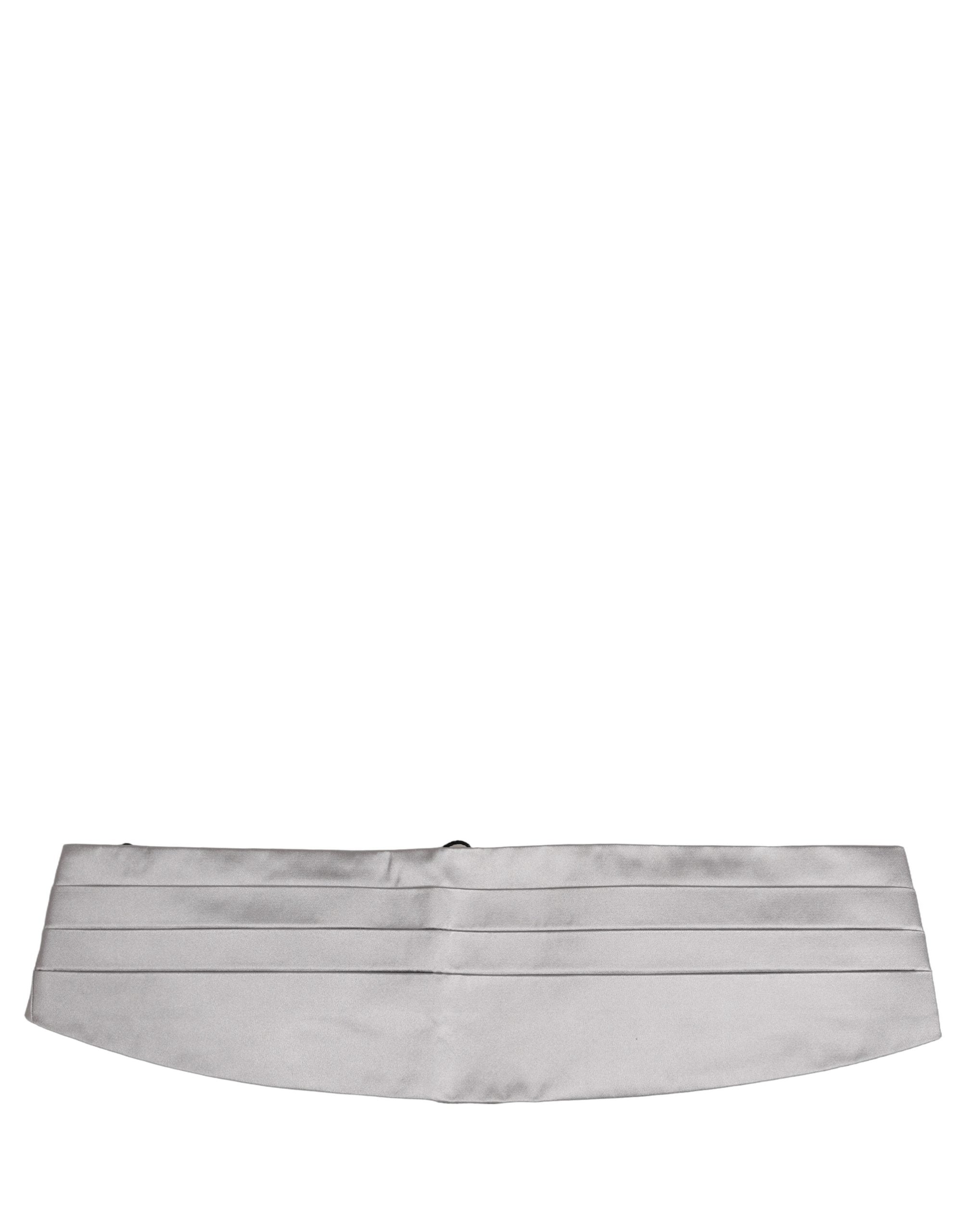 Gray Men 100% Silk Belt Waist Cummerbund