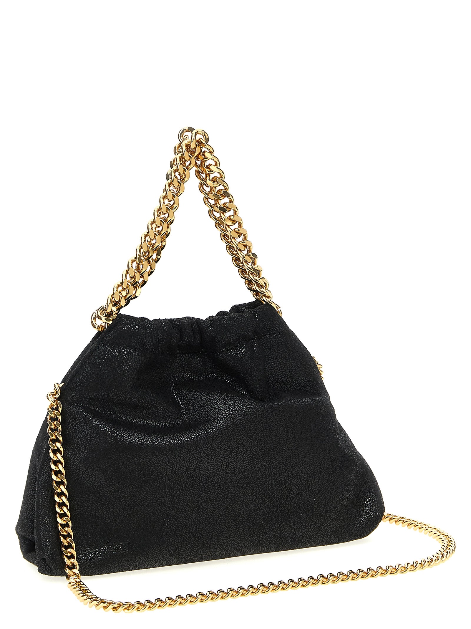 Black Polyester Crossbody Bag