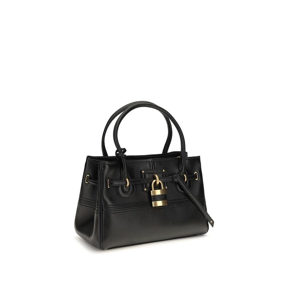 Black Buffalo Leather Handbag