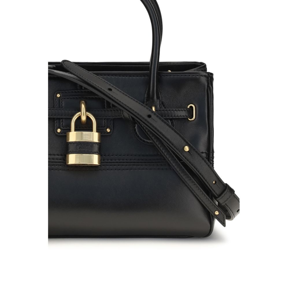 Black Buffalo Leather Handbag