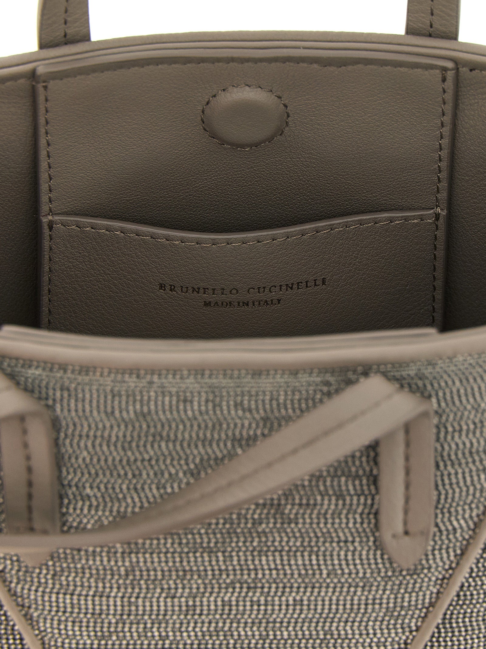 Gray Calfskin Handbag