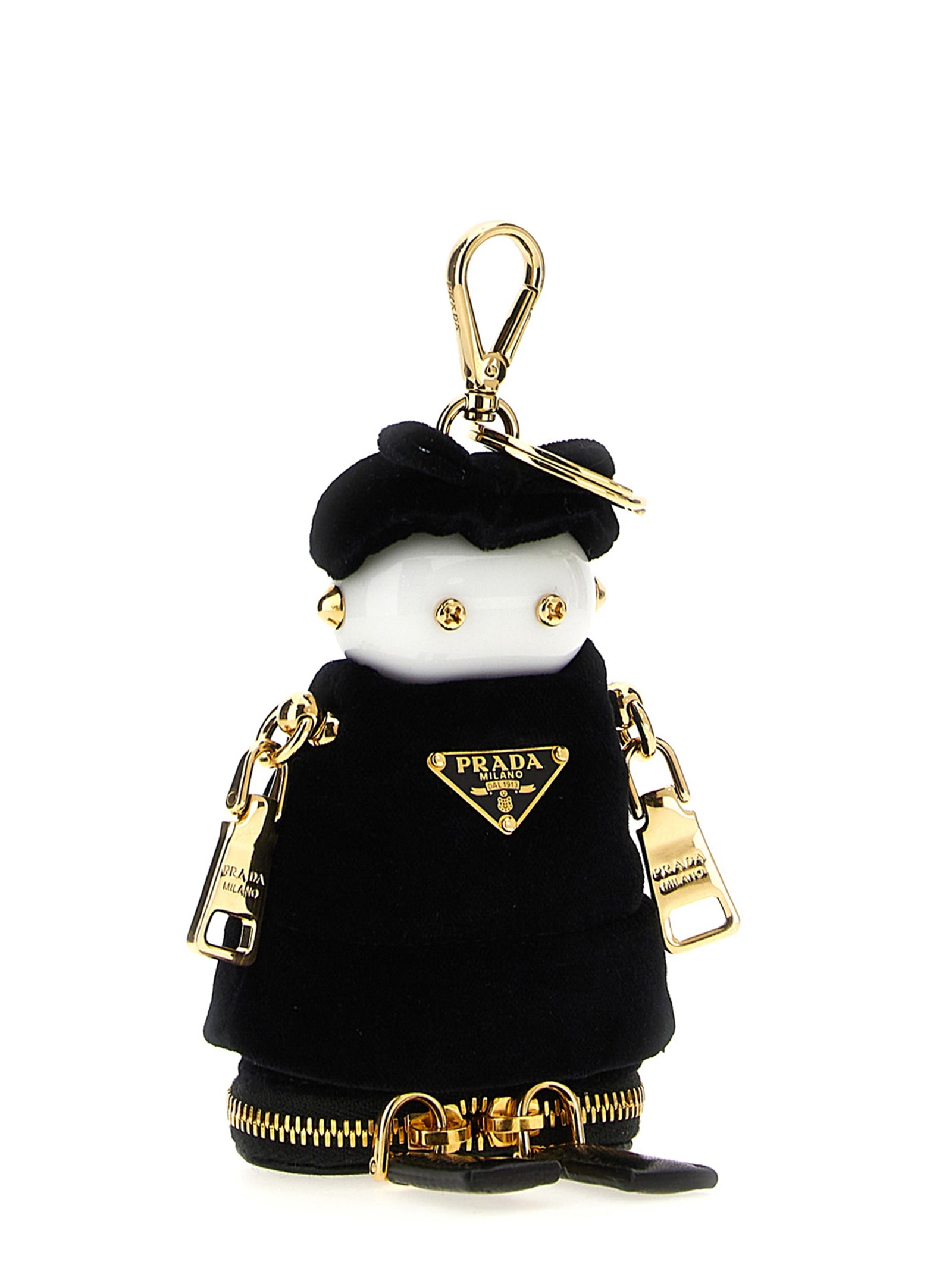 Black Stainless Steel Keychain