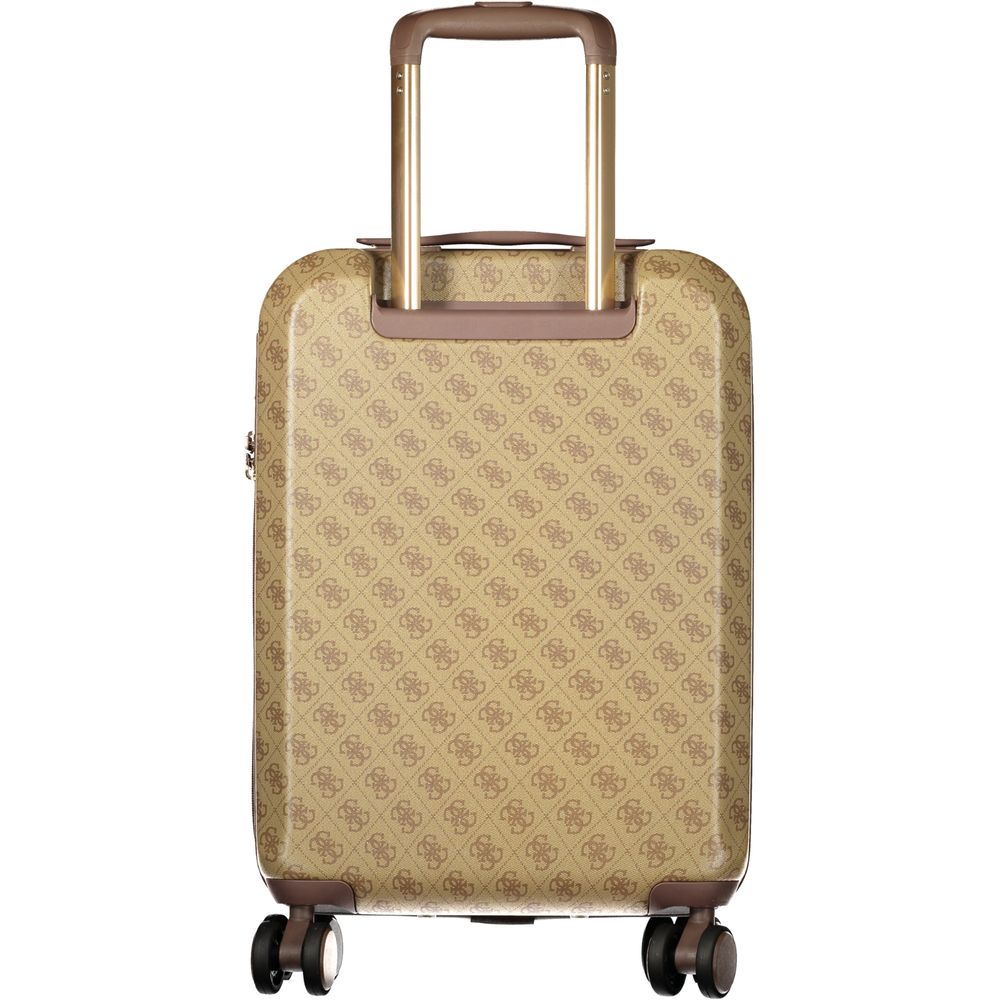 Beige ABS Womens Trolley