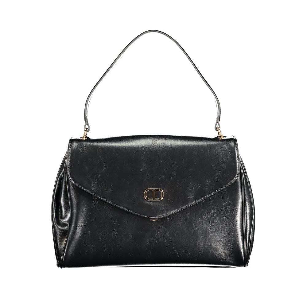 Black Polyurethane Women's Bag