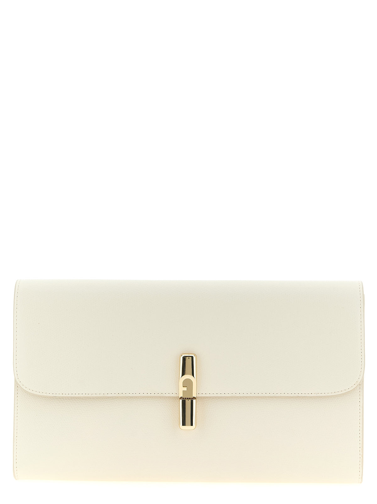 White Calfskin Clutch Bag