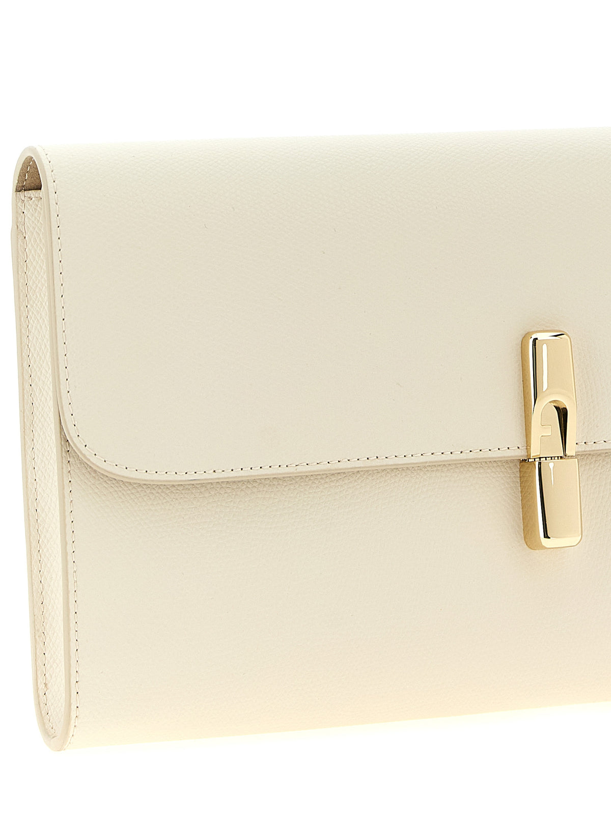 White Calfskin Clutch Bag