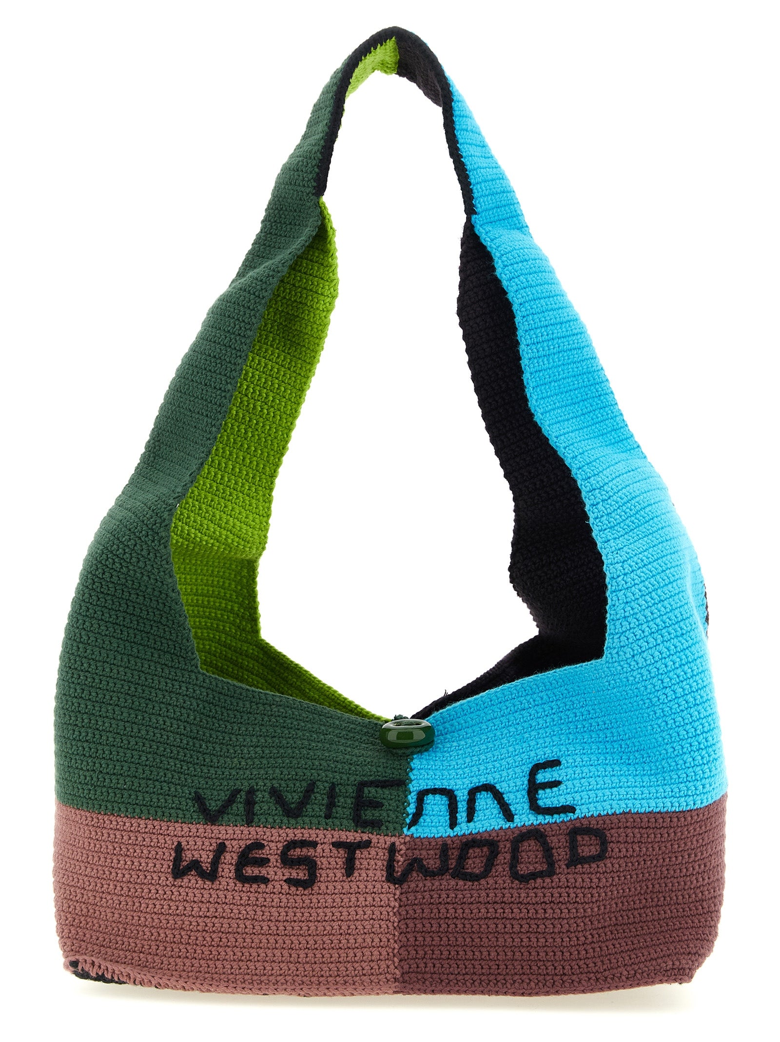 Multicolor Cotton Shoulder Bag