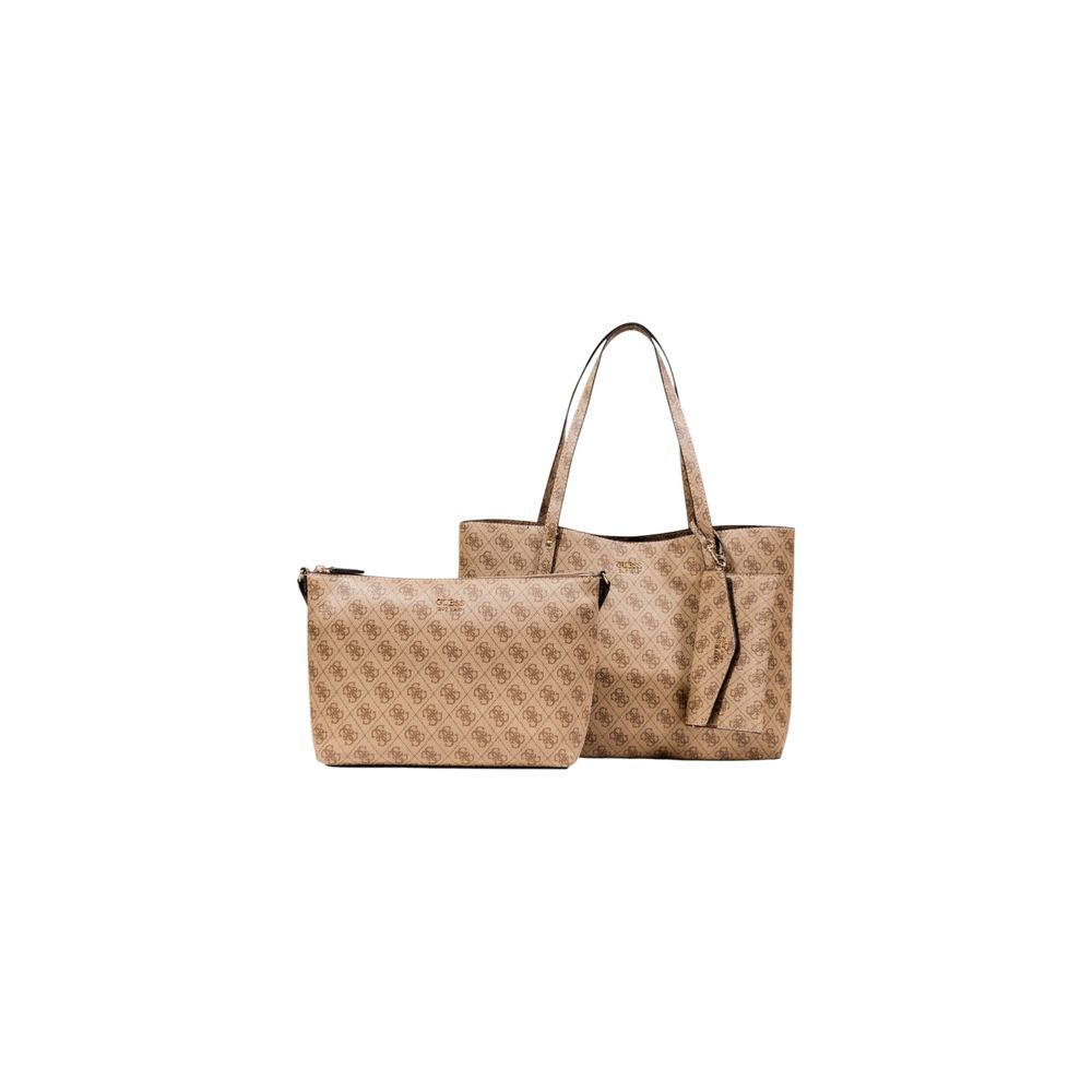 Beige Polyethylene Handbag