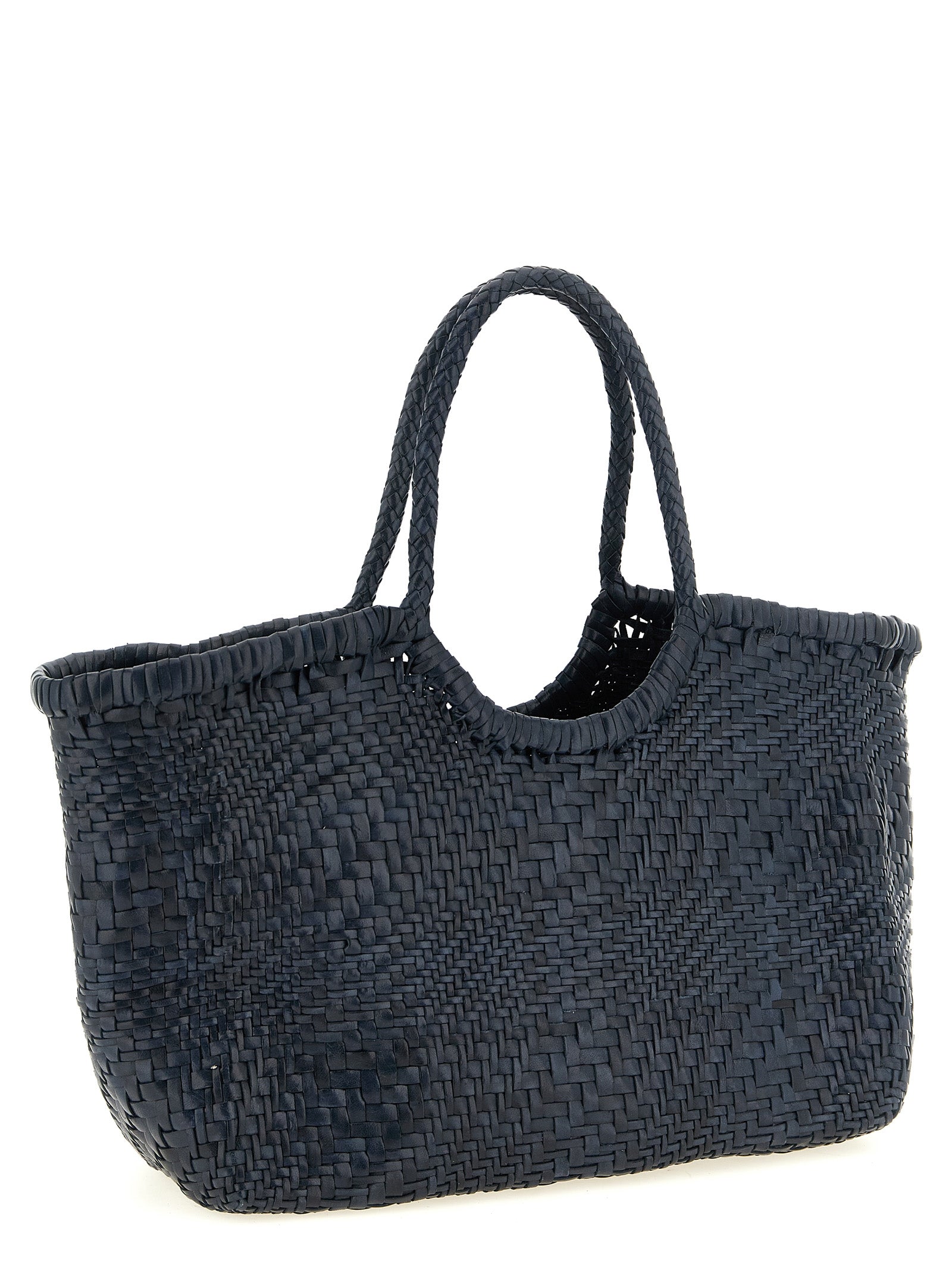 Blue Calfskin Handbag