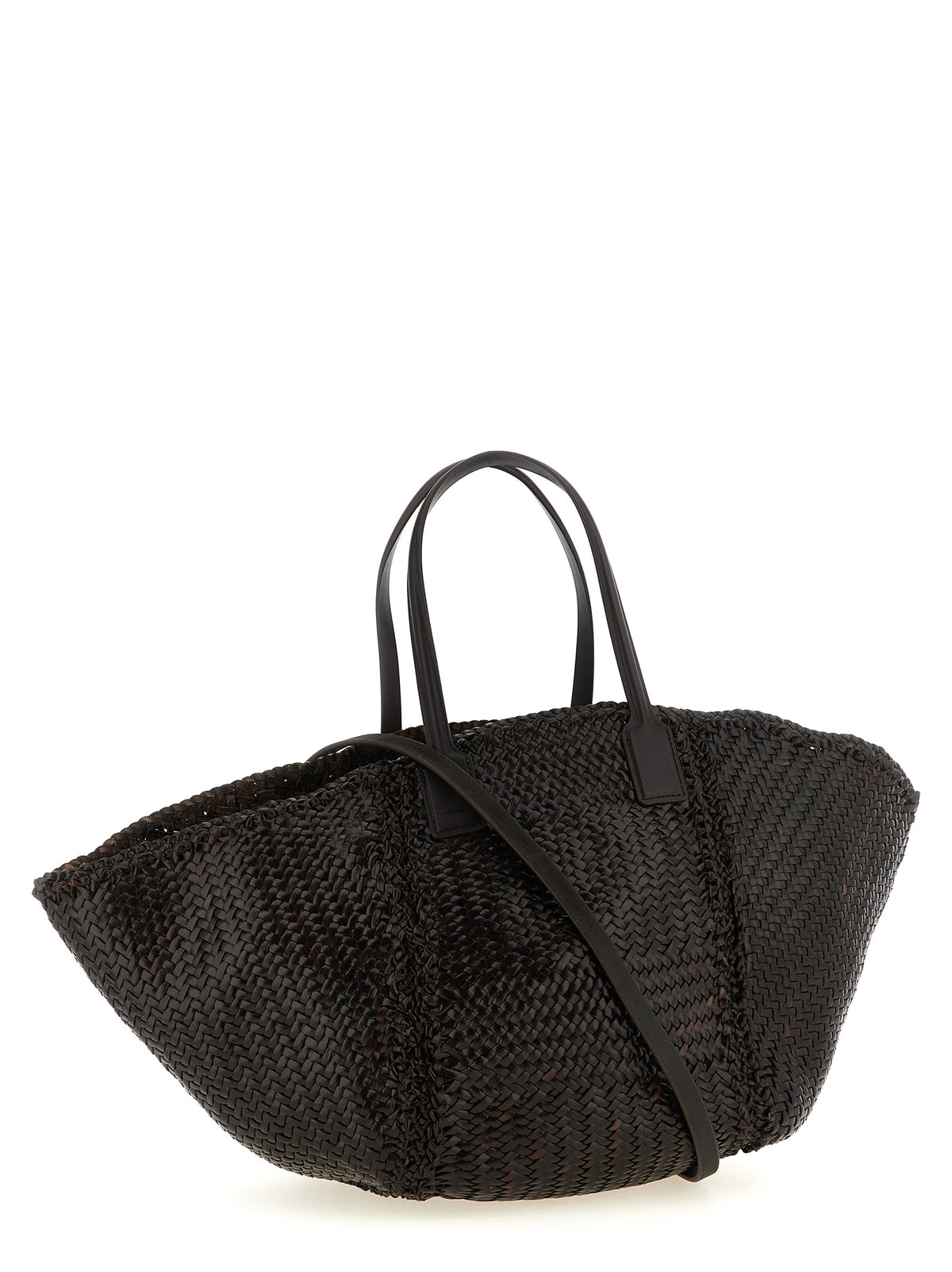 Brown Calfskin Tote Bag