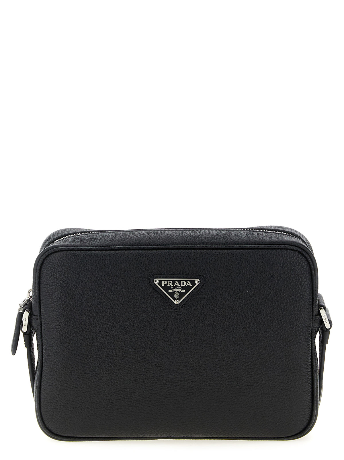 Black Calfskin Crossbody Bag
