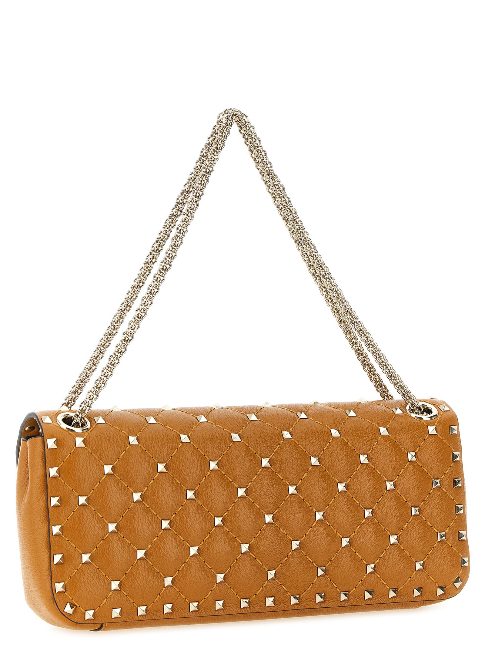 Orange Goatskin Shoulder Bag