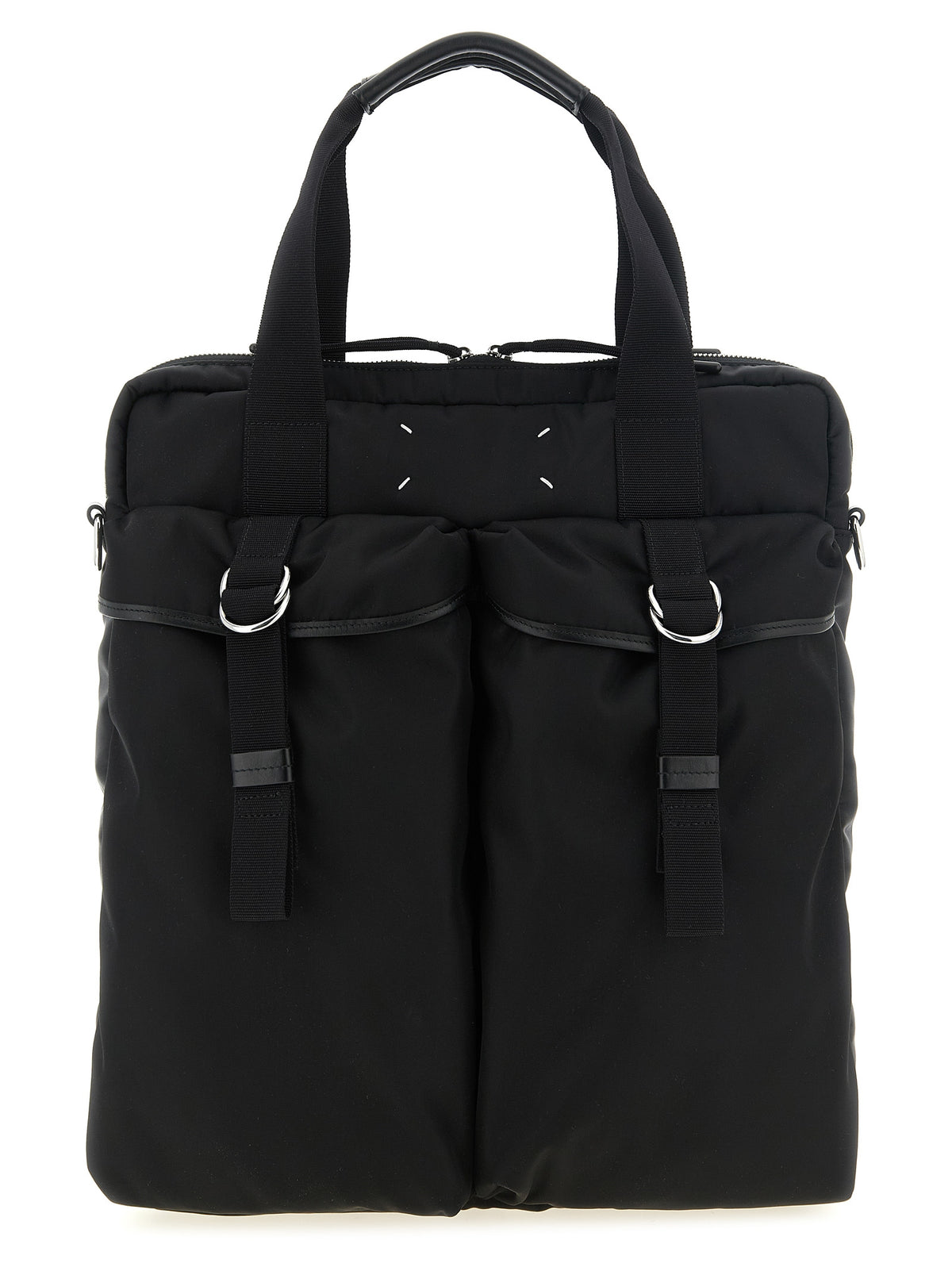 Black Polyamide Tote Bag